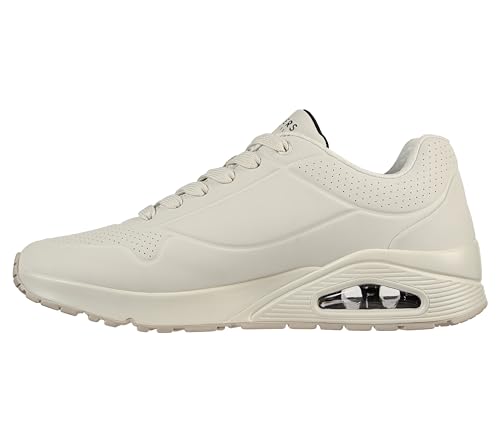 Detalle de Skechers Uno Stand On Air – Uomo, Off White Durabuck Mesh, 42.5 EU