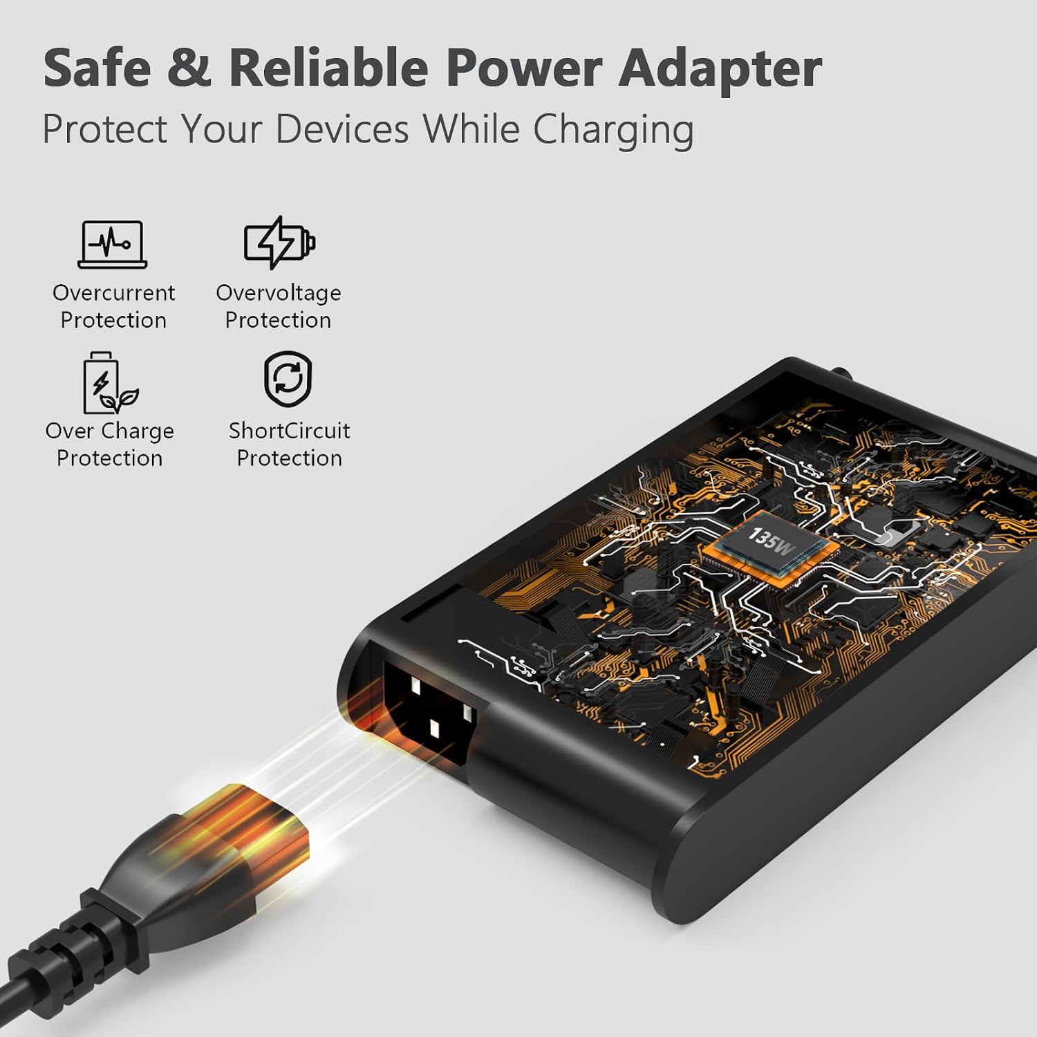 Thumbnail 3 de Chargeur Slim Tip 135W Lenovo ThinkPad / IdeaPad / LOQ / Legion