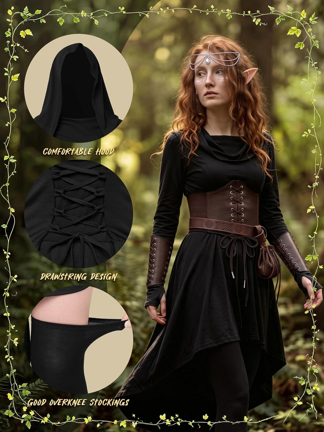 Detalle de Renaissance Costume Set, 10-Piece