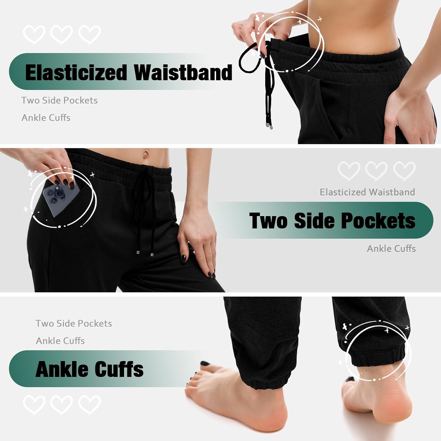 Detalle 2 de Walifrey Women's Joggers with Pockets