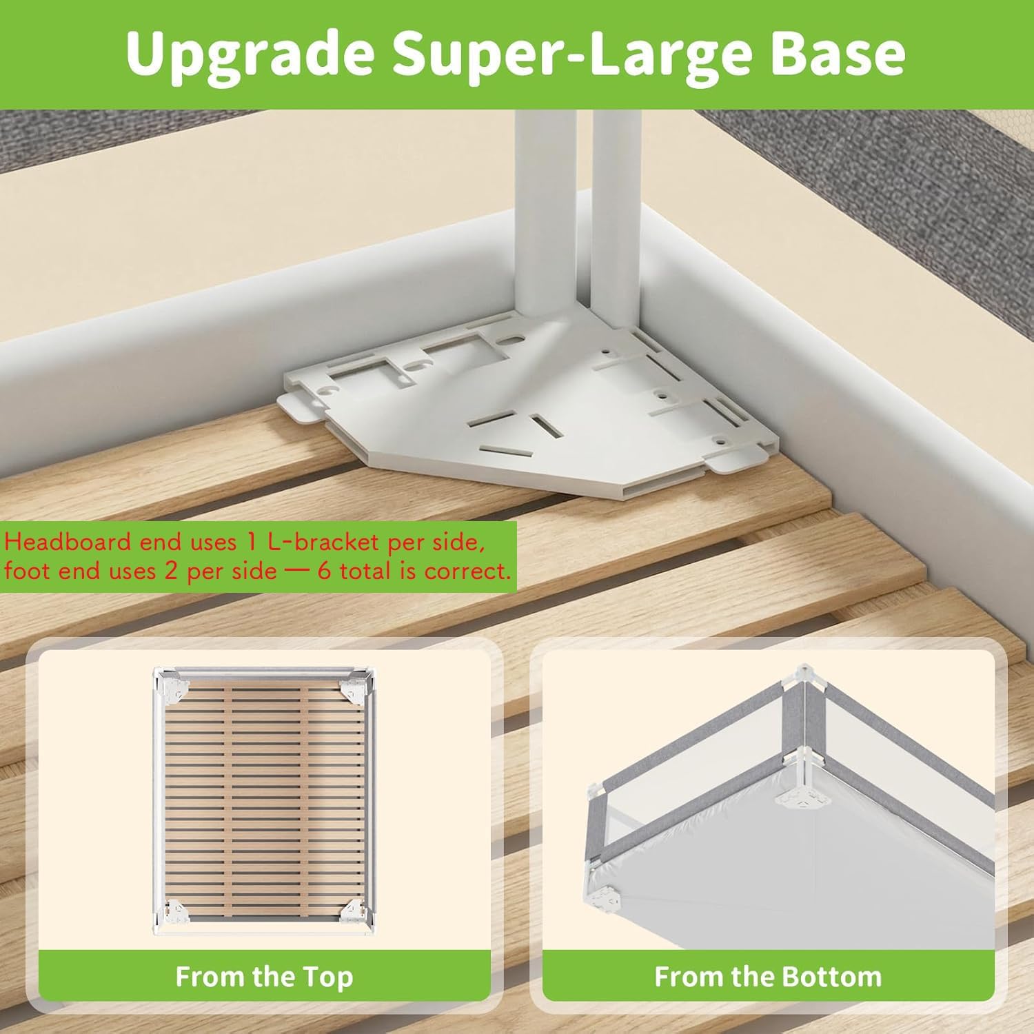 Thumbnail 1 de yulongtengfei 3-Piece King Size Bed Rail for Toddlers — Adjustable Baby Bed Rail Guard (Grey)