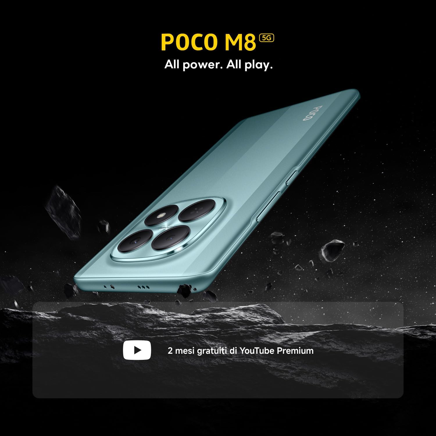 Thumbnail 1 de XIAOMI POCO M8 5G 8+512GB AMOLED 6,77