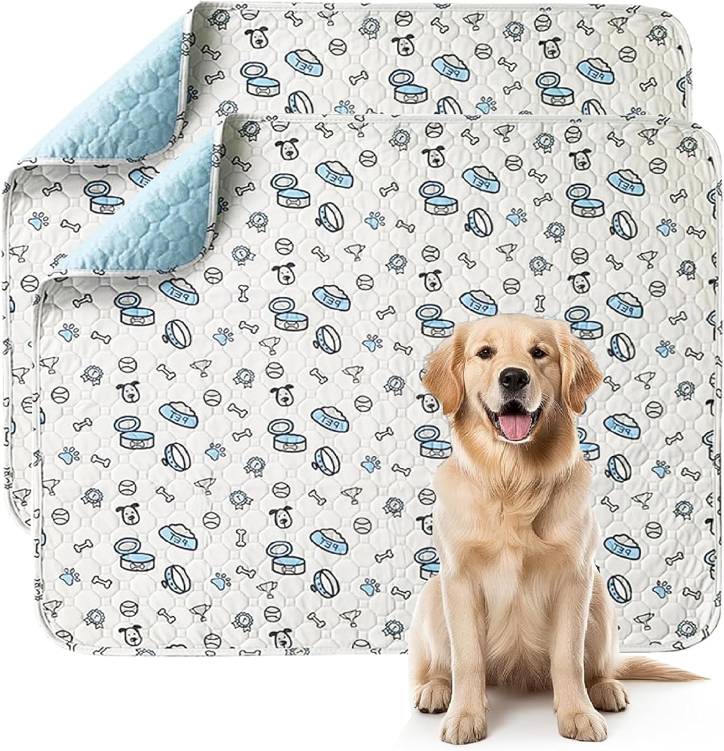 Washable Pee Pads 2 Pack 45x60cm