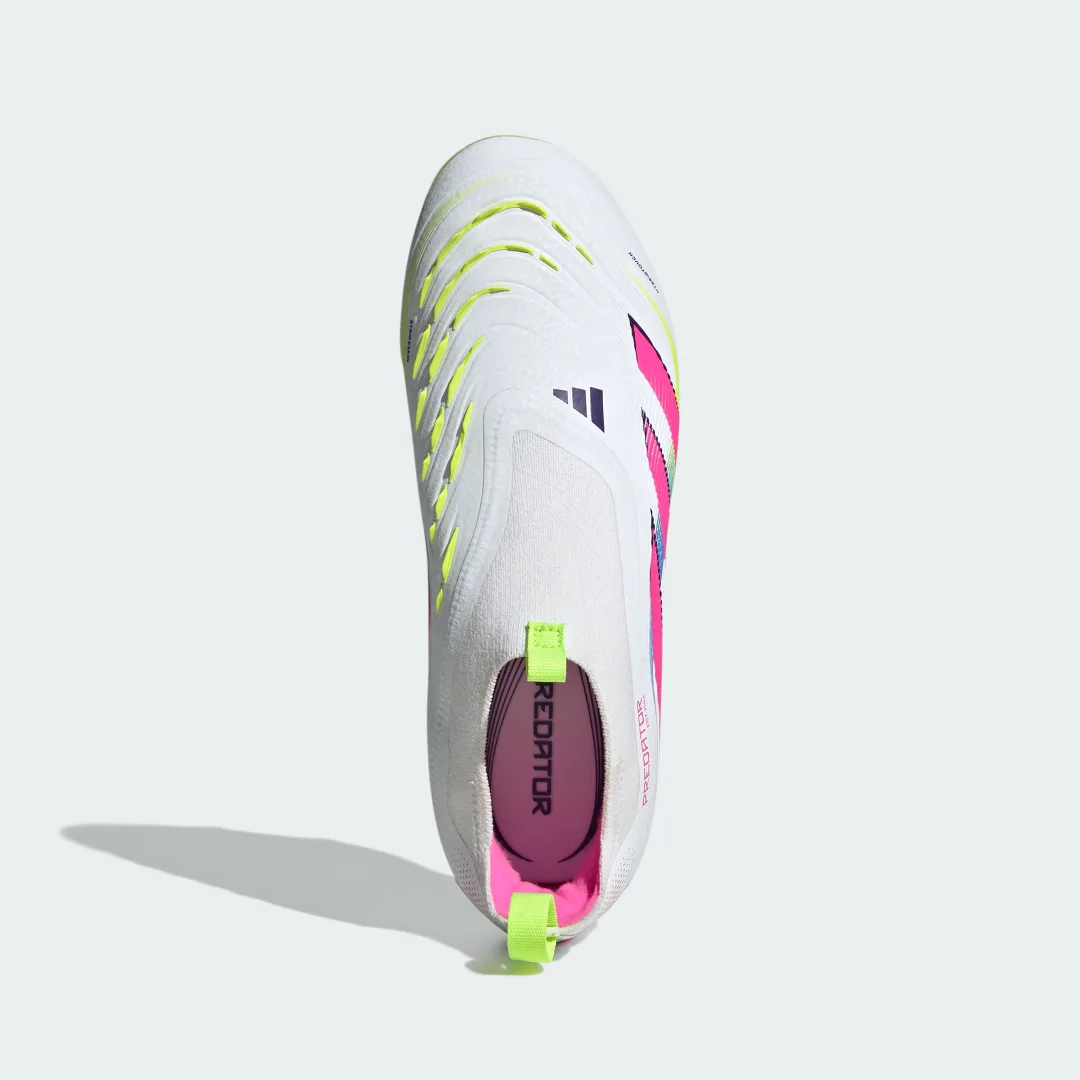 Detalle de Bota de fútbol Predator Elite Laceless para césped natural seco (Adolescentes) – Adidas