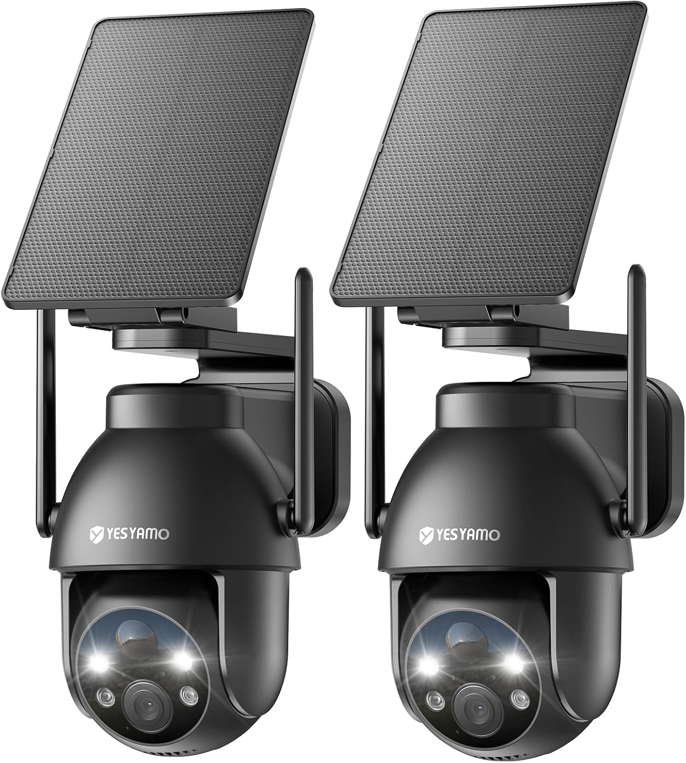 YESYAMO Telecamera Wi‑Fi Esterno 360° PTZ, 2.4GHz, IP66