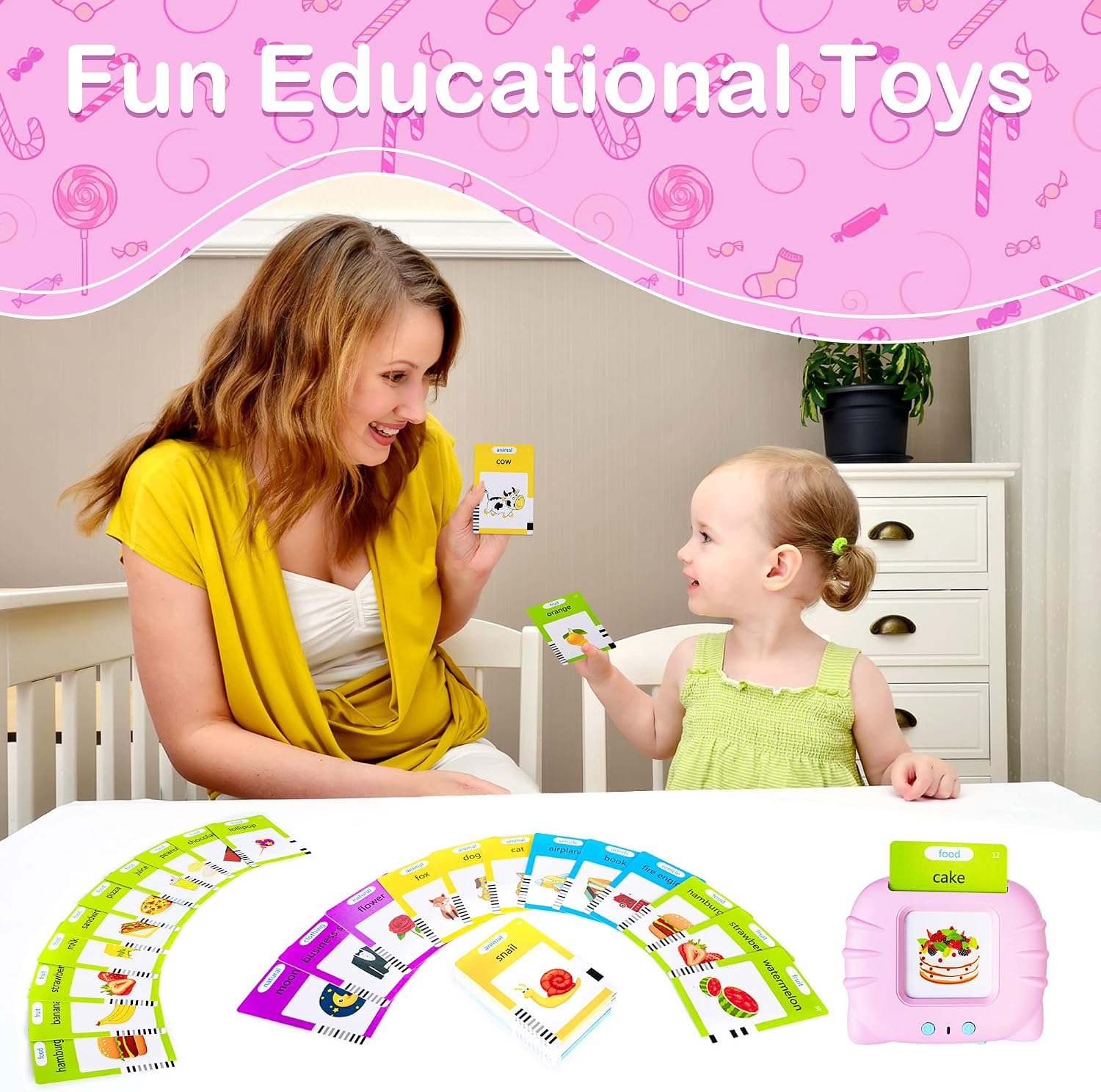 Detalle 1 de Talking Flash Cards 224-Word Reading Machine
