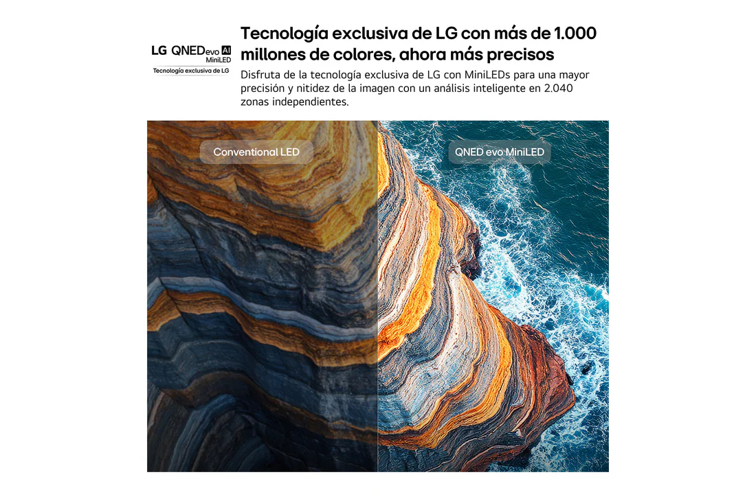 Thumbnail 3 de LG QNED80 65QNED80B6B: Smart TV QNED evo MiniLED AI 65 pulgadas (2026)