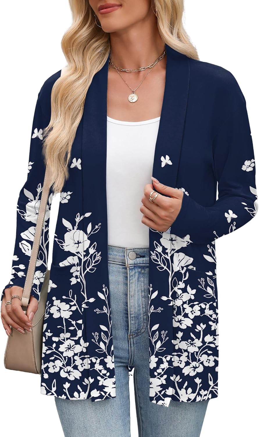 Detalle 2 de Zeagoo Women's Cardigan Lightweight