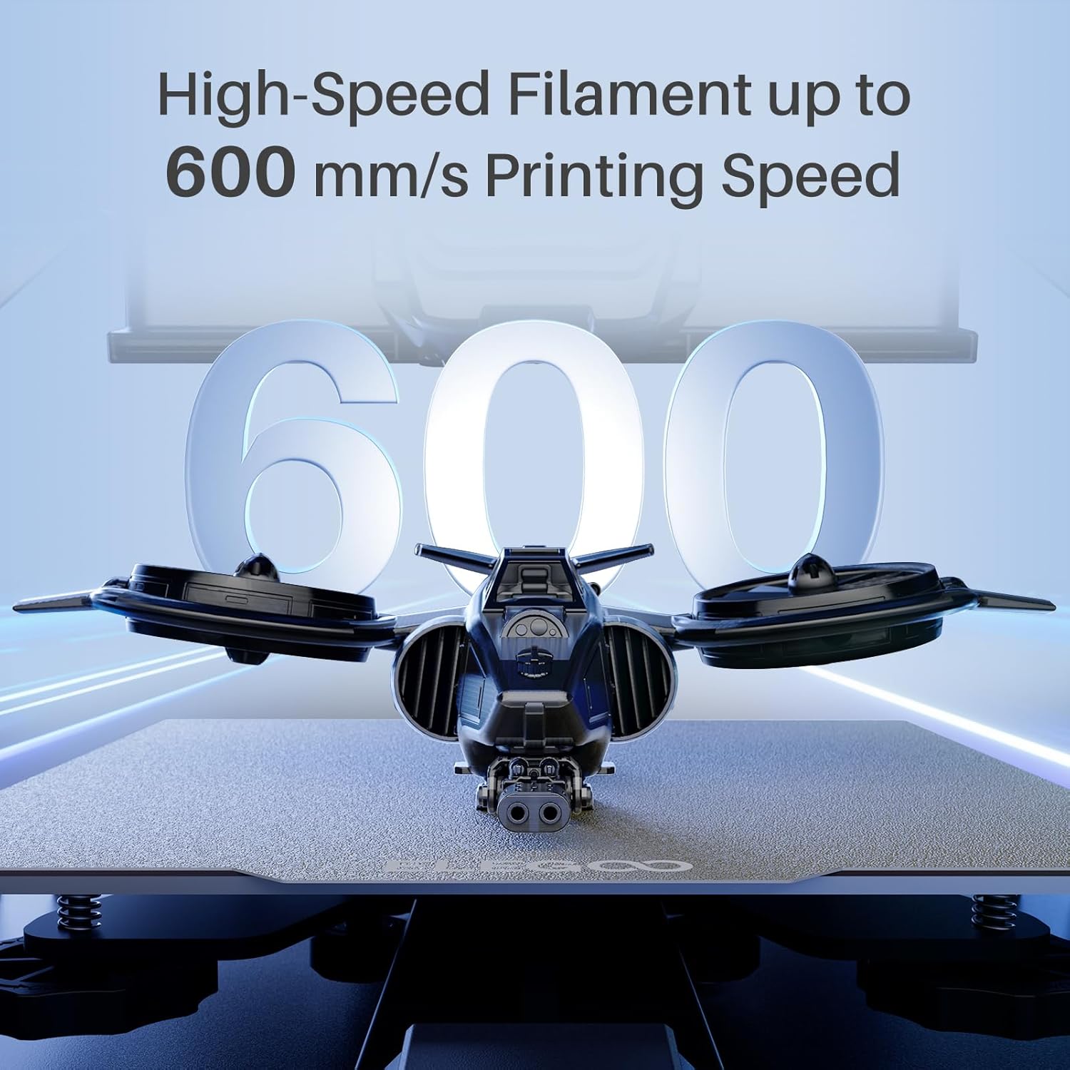 Thumbnail 1 de ELEGOO Rapid PLA Plus 1.75mm 8-pack (250g spools) – 8 colours, high-speed 3D printer filament bundle