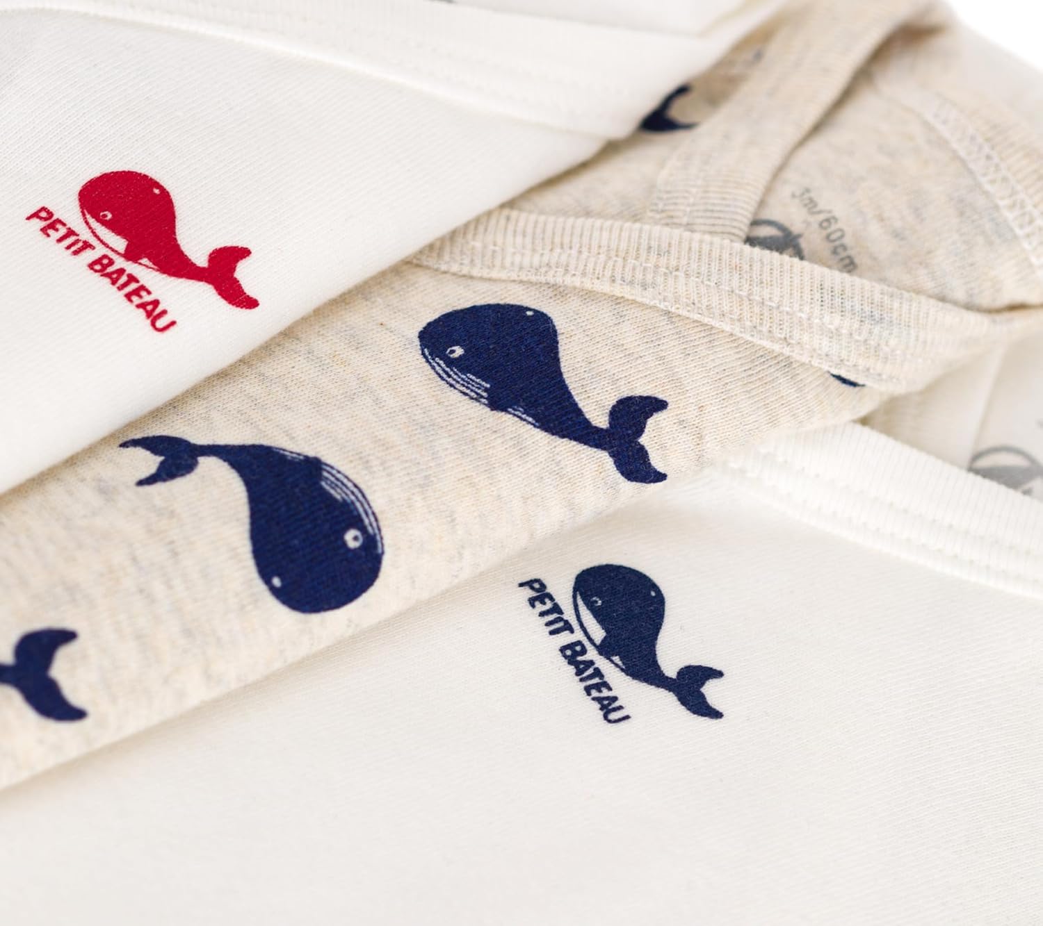 Thumbnail 2 de Petit Bateau Unisex Baby Kurzarm-Bodys zur Geburt (3er Pack)