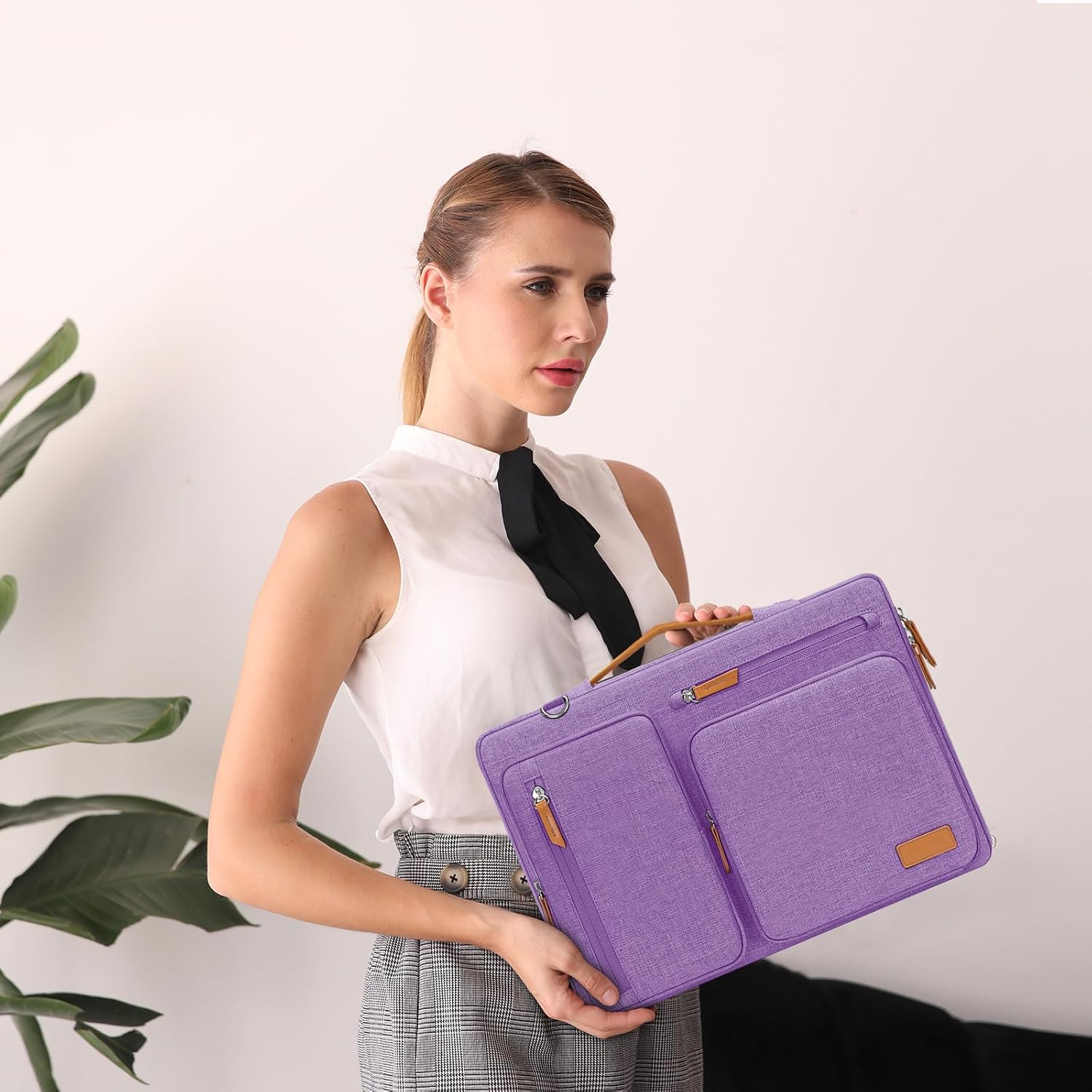 Thumbnail 1 de MOSISO 360 Laptoptasche – wasserdichtes 13,3–14 Zoll Modell mit 360° Schutz und 4 Reißverschlussfächern