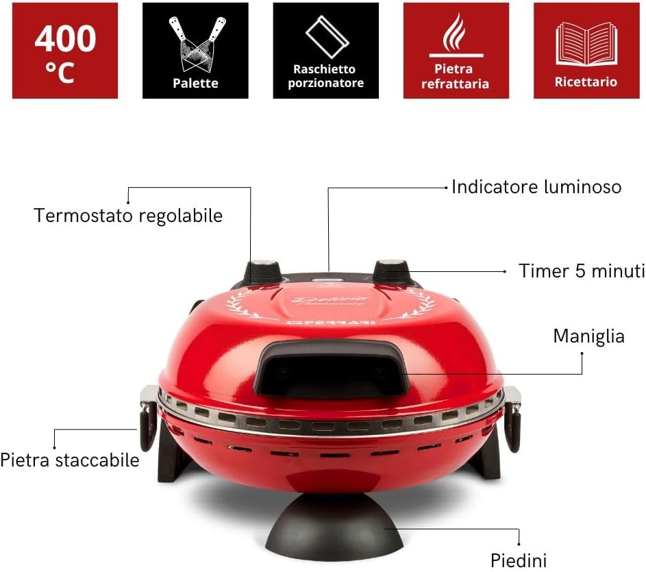 Thumbnail 1 de G3 Ferrari G1017702 Delizia Anniversary - Horno de pizza 🍕