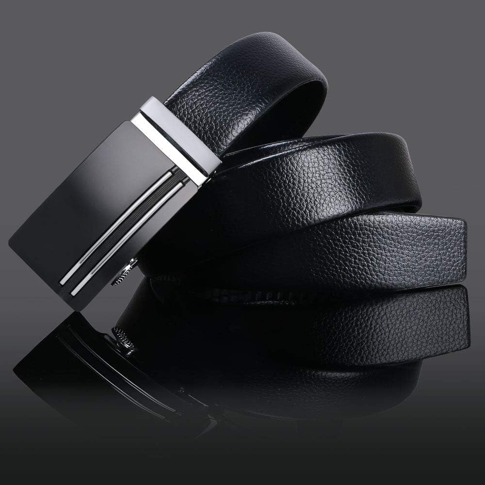 Detalle 2 de flintronic Herren Gürtel Ledergürtel 130CM
