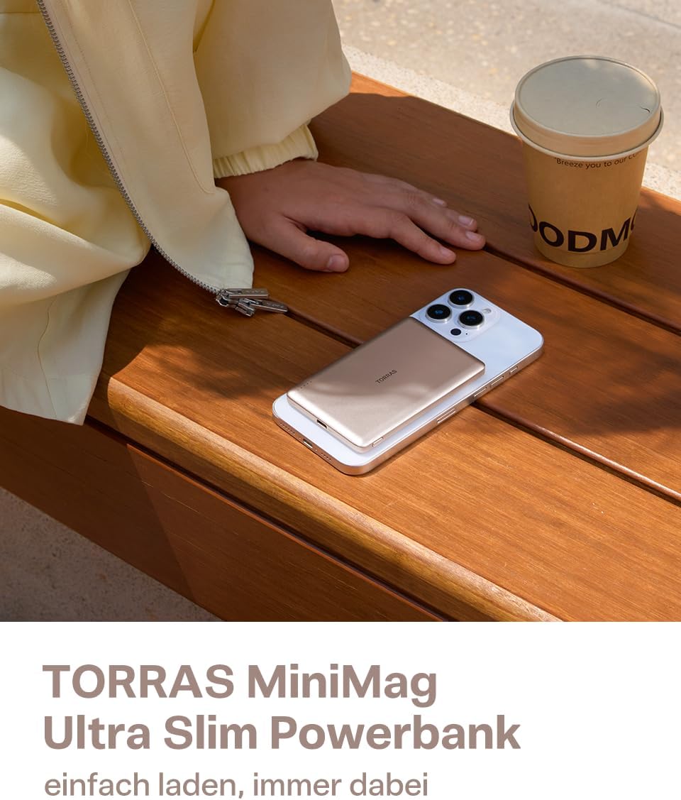 Thumbnail 6 de TORRAS MiniMag Ultra Slim Powerbank: MagSafe, 5000mAh, 18W Schnellladen