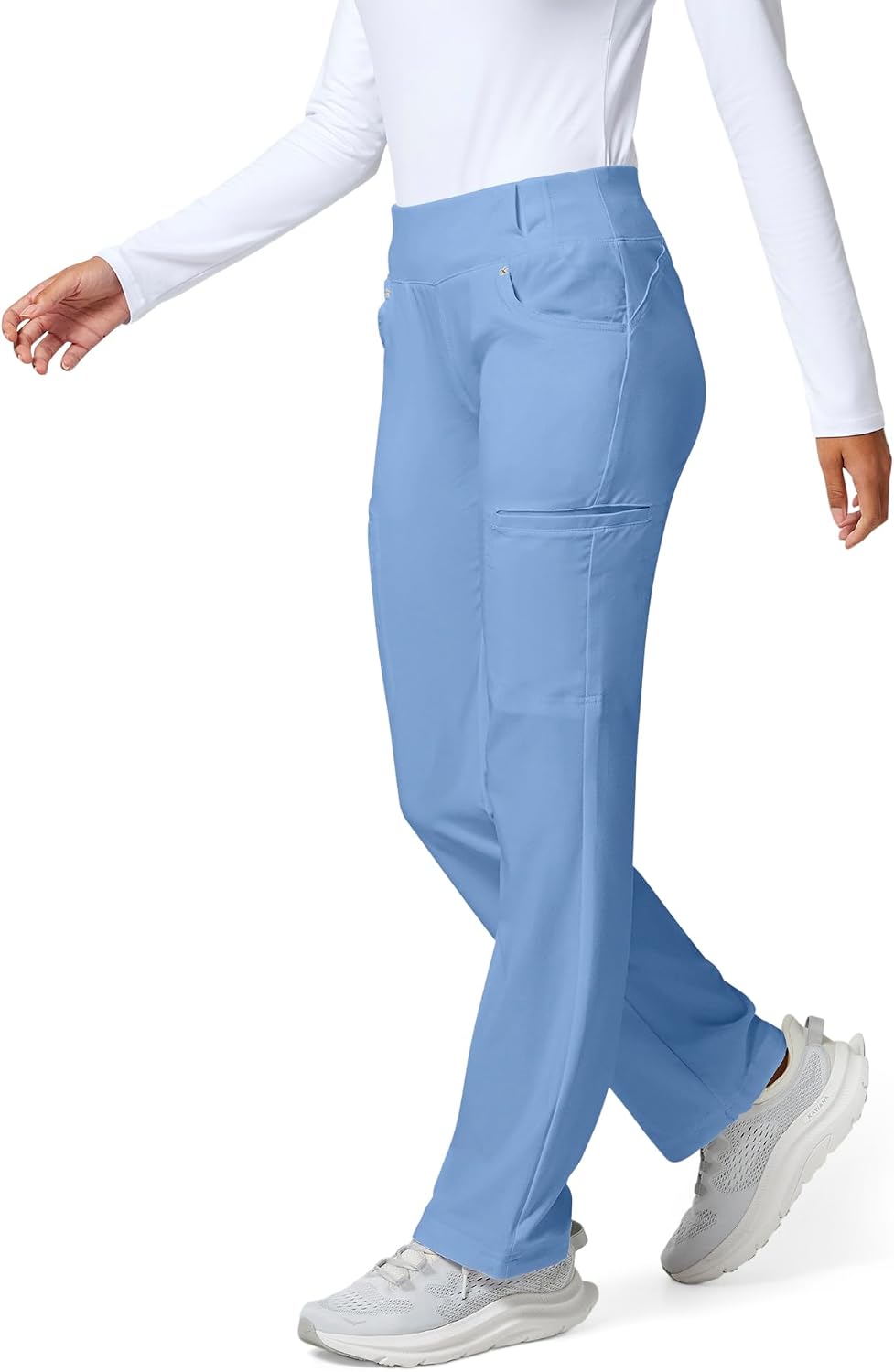 Thumbnail 1 de Cherokee CK002 Iflex Women's Straight-Leg Scrub Pants, 6 Pockets, 360° Stretch