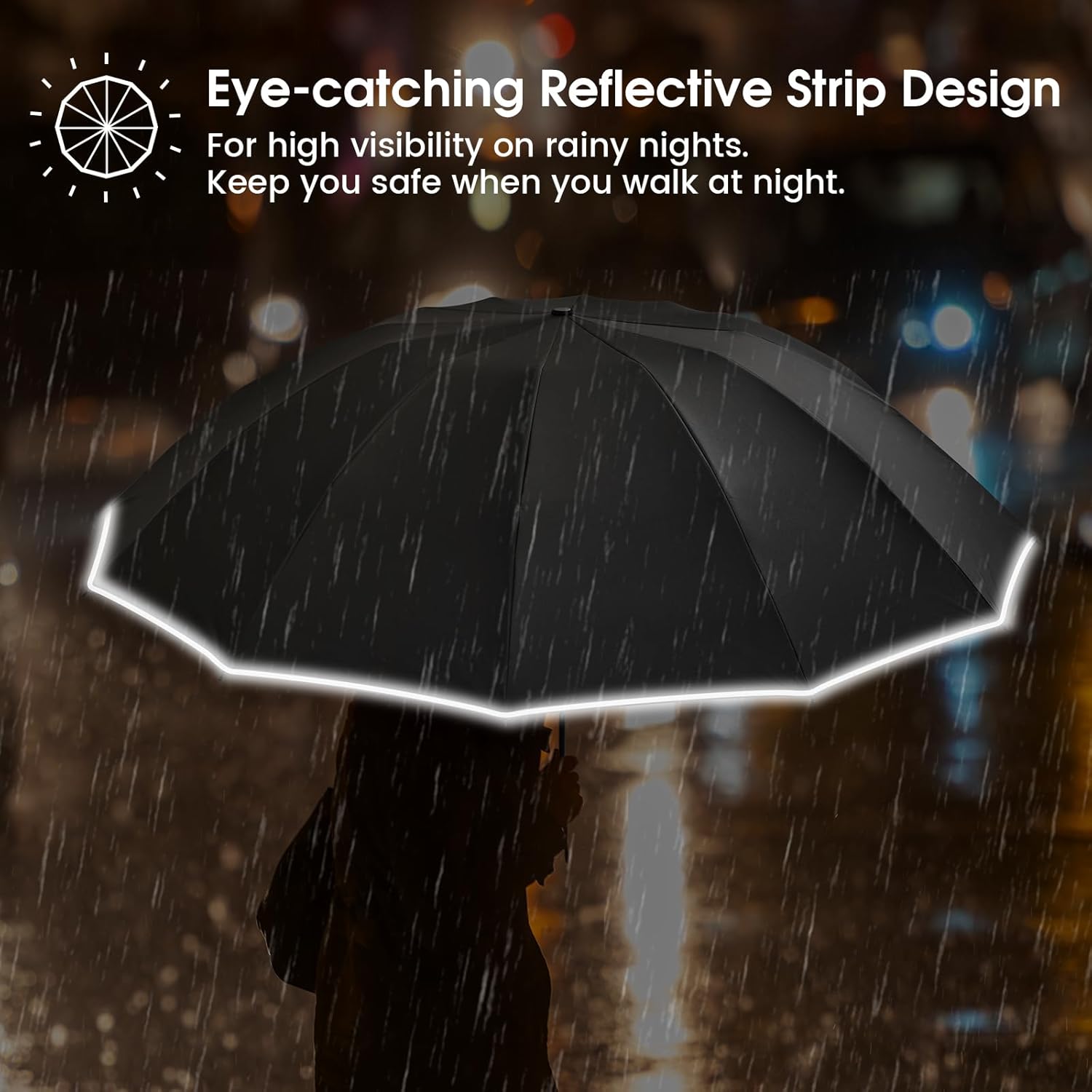 Thumbnail 3 de G4Free Ombrello antivento invertibile 12 stecche ☂️