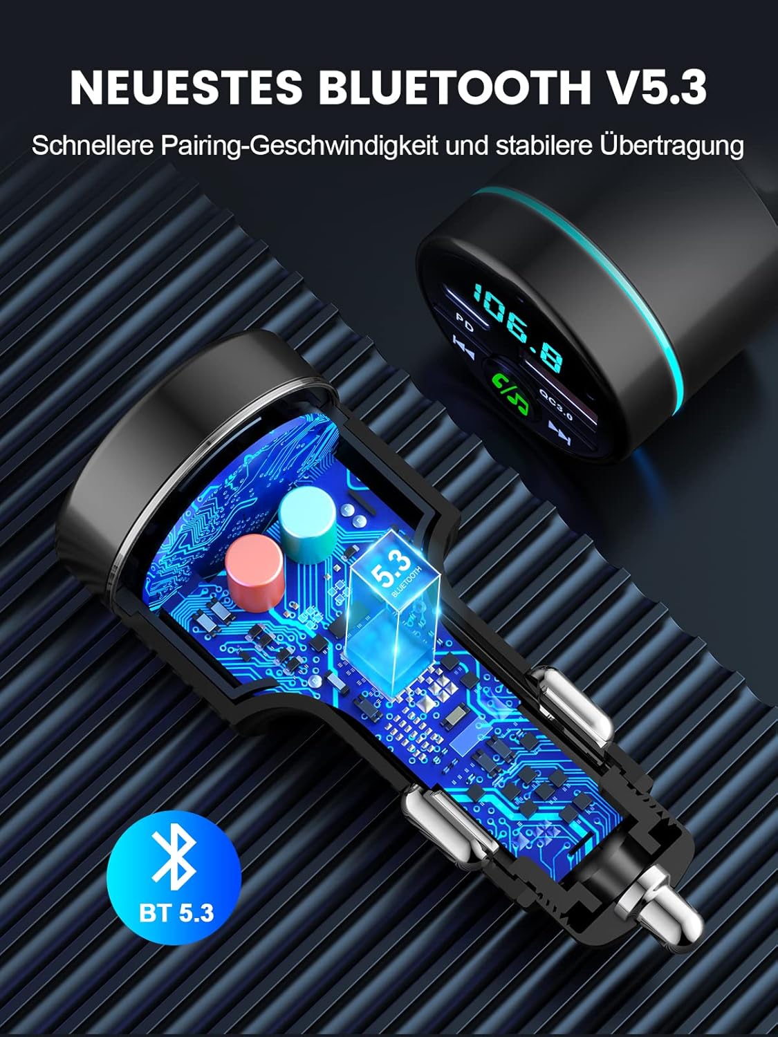 Detalle de Mohard Bluetooth Adapter Auto 30W