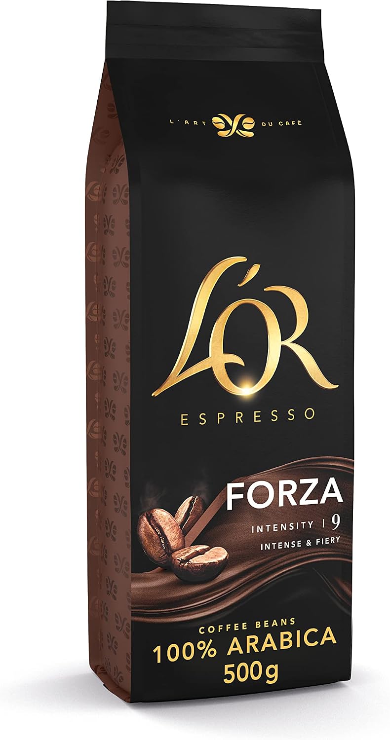 Detalle 2 de L'OR Espresso Forza Café en Grano 100% Arábica ☕ 500g