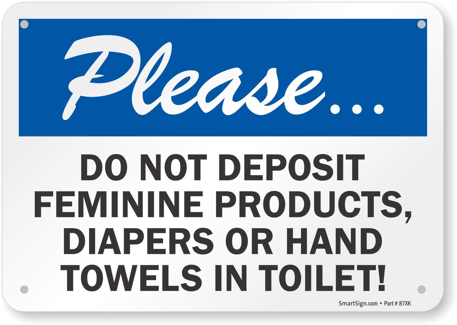 Detalle de SmartSign Restroom Label 3.5 x 5 Inch