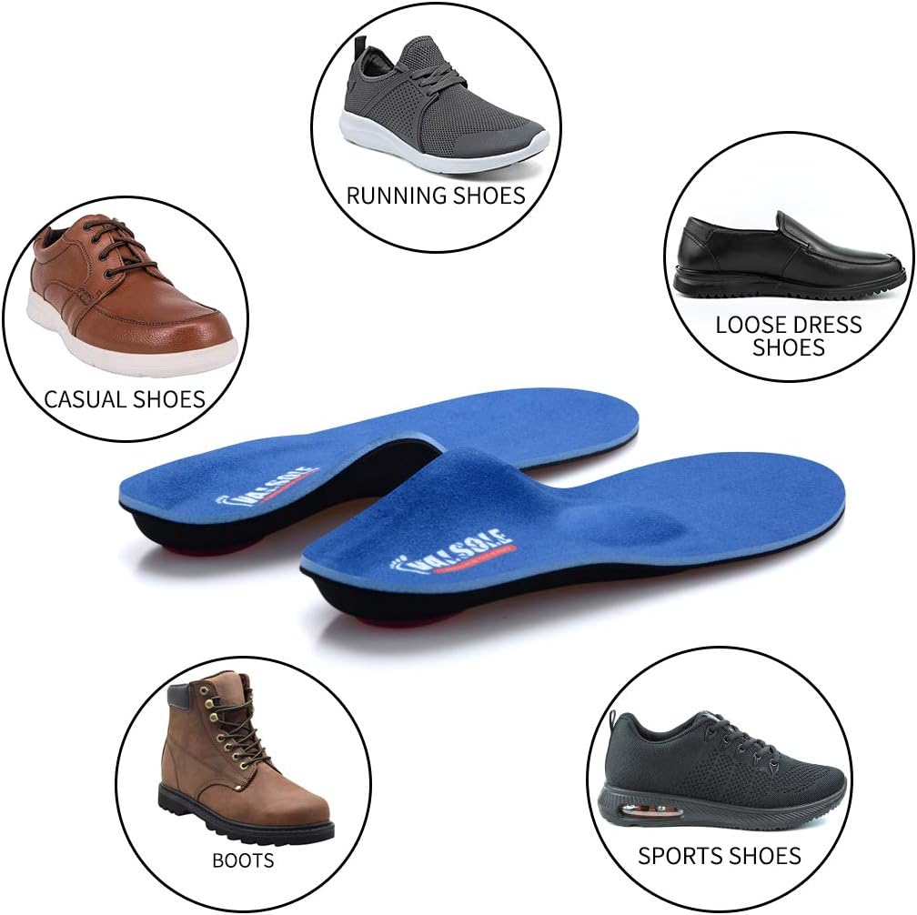 Thumbnail 5 de VALSOLE Valsole Orthotic Insole High Arch Foot Support for severe flat feet & plantar fasciitis (Blue, 5.5–6 UK / 250mm)