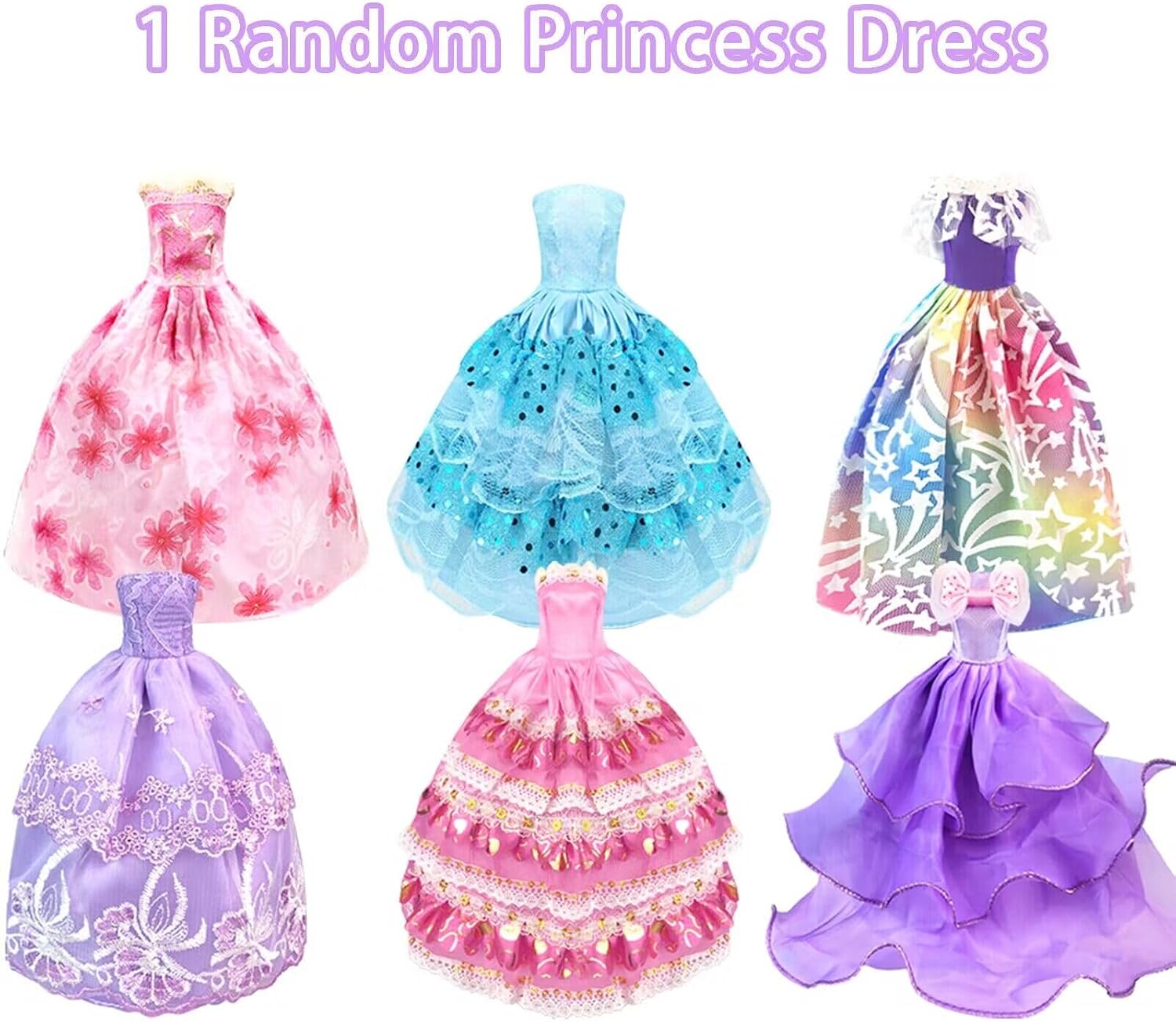 Thumbnail 2 de Doll Clothes and Accessories for 11.5 Inch Doll Dress Up Set