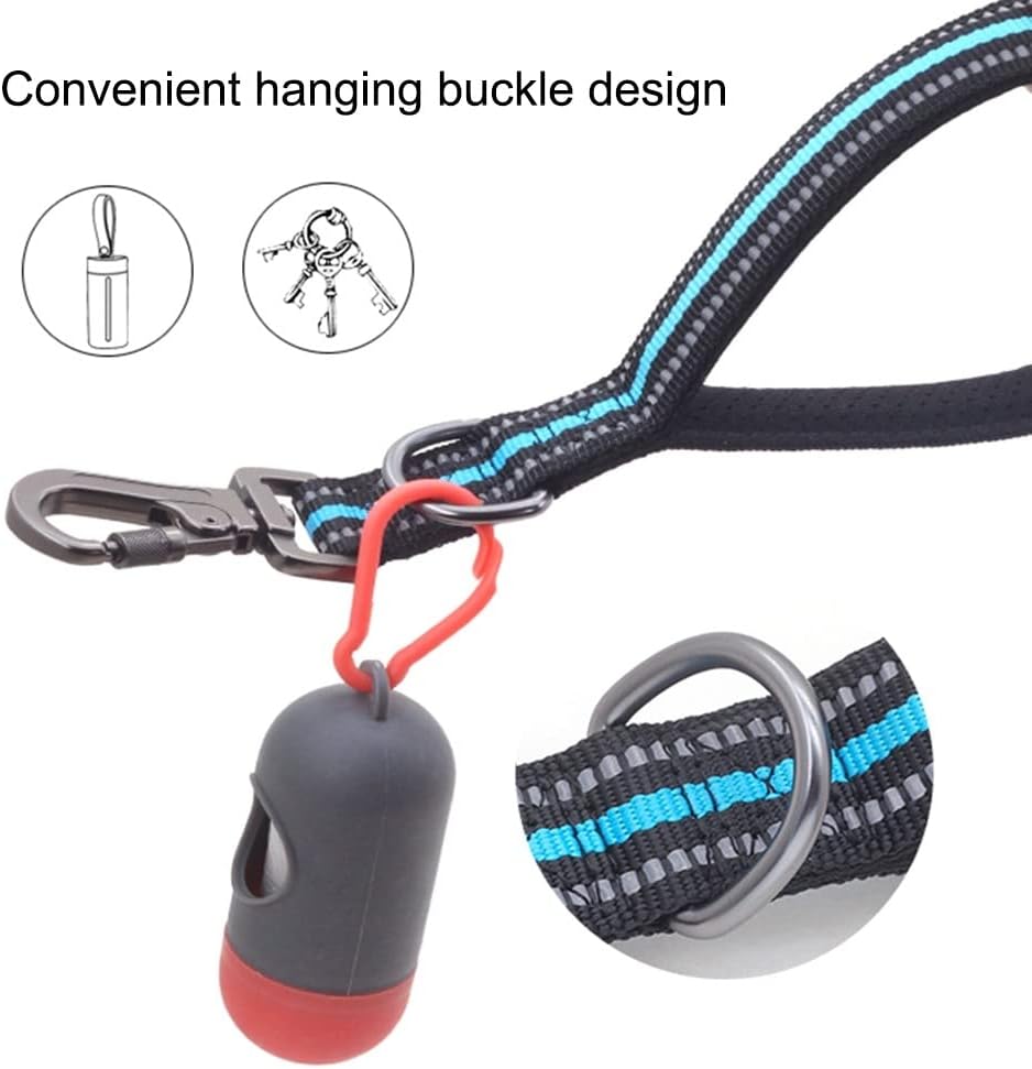 Thumbnail 6 de Short Dog Leash, No Pull Nylon Traffic Lead with Padded Handle for Training Control Large/Medium Dogs