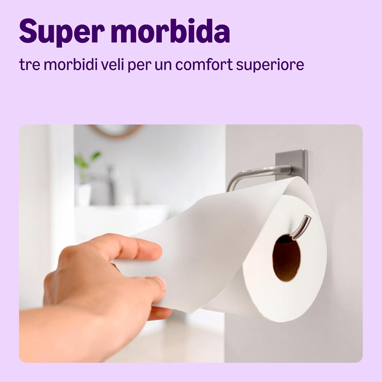 Thumbnail 3 de Amazon Carta Igienica 3 Veli Trapuntata 9 Rotoli