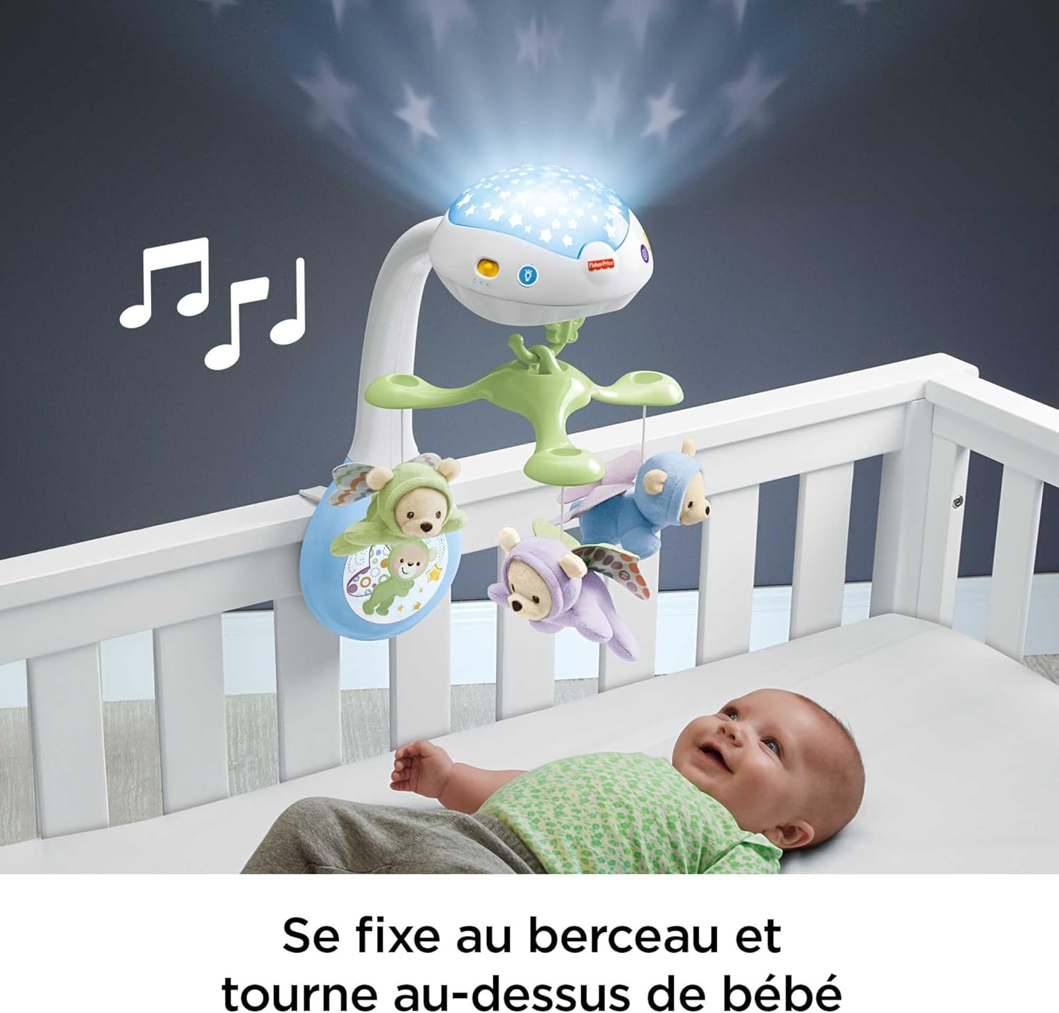 Thumbnail 2 de Fisher-Price 3-in-1-Traumbärchen-Mobile – Mobile fürs Babybett, Licht und Musik