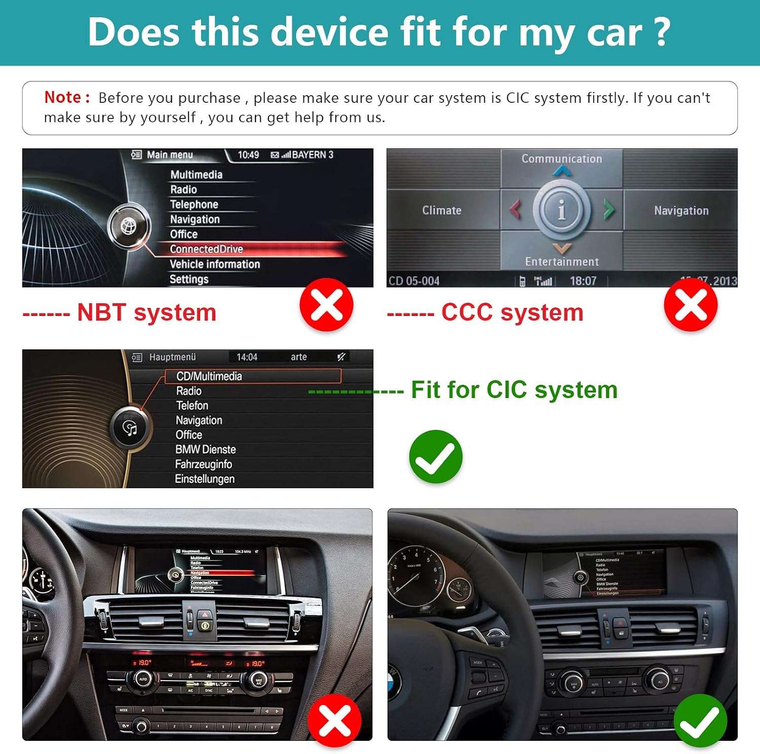 Thumbnail 1 de Ninetom Autoradio Touchscreen 10,25” per BMW X3/X4 F25/F26 (2011-2012) con CarPlay, Android Auto e MirrorLink