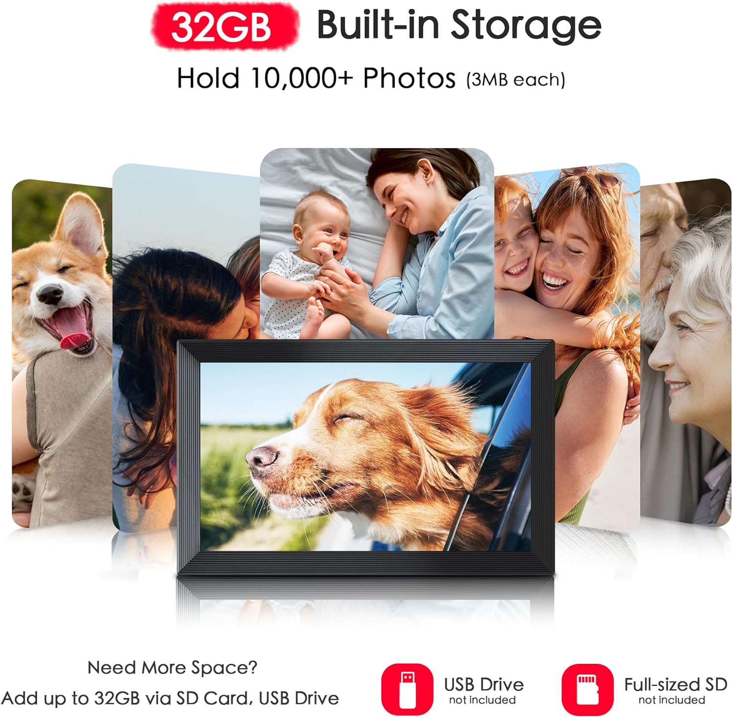 Detalle 2 de Frameo 15.6" digital photo frame 32GB