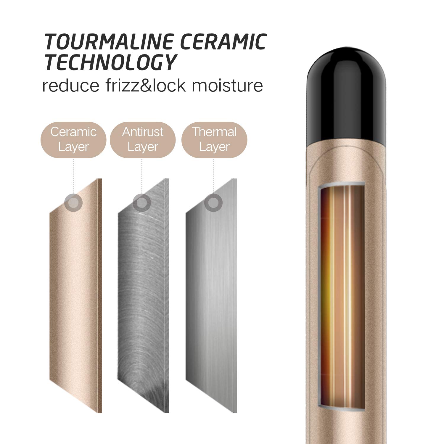 Thumbnail 2 de Hoson 3/4 Inch Curling Iron, 110°C