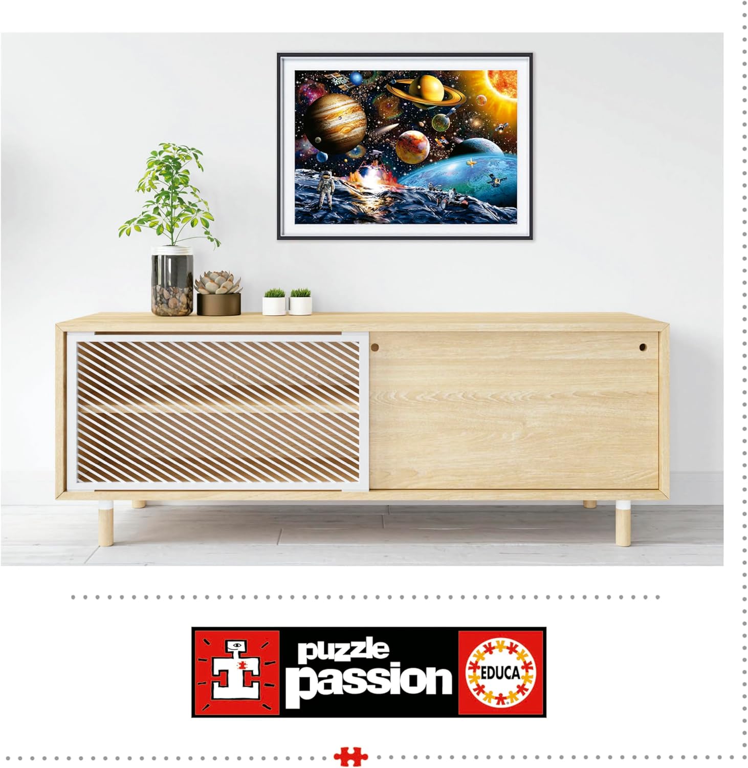 Thumbnail 3 de Puzzle Educa 1000 pièces pour adultes « Mission astéroïde » (68 × 48 cm)