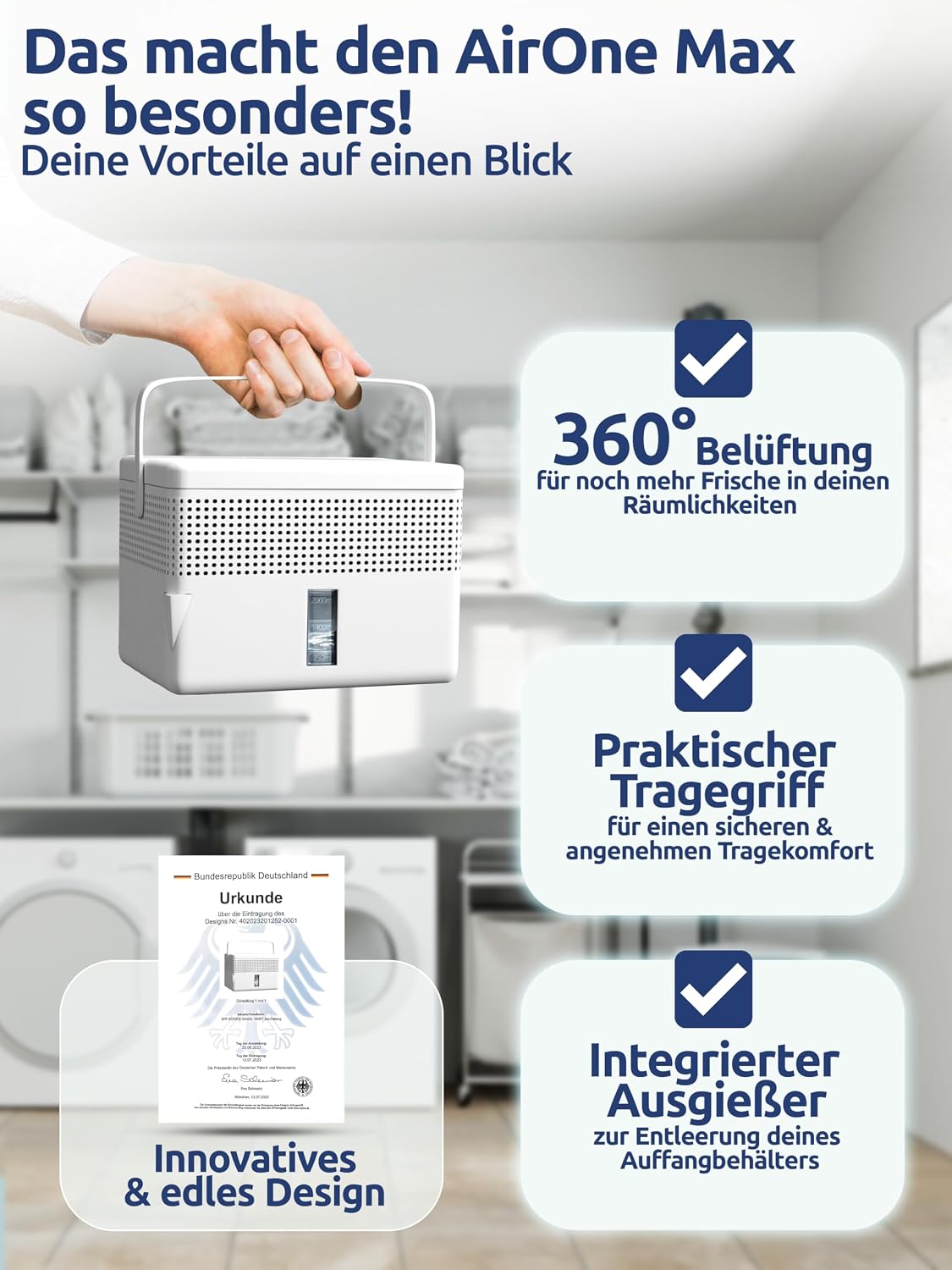 Detalle de BonAura AirOne Max 2er Set 980 g Granulat