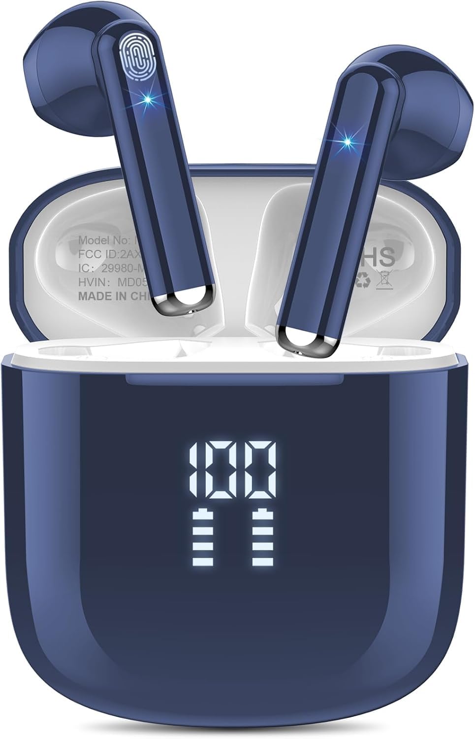 Detalle de OYIB Wireless Earbuds (2026) – Bluetooth 5.3, IP7, LED Display
