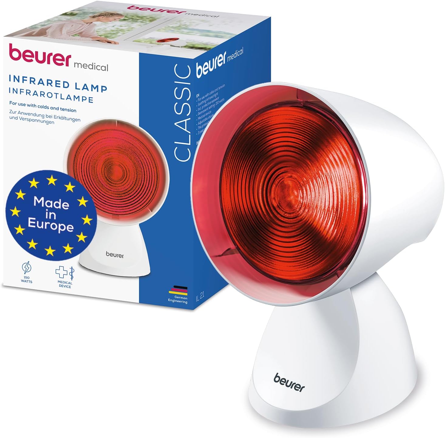 Thumbnail 6 de Beurer IL11 infrared heat lamp 5 angles
