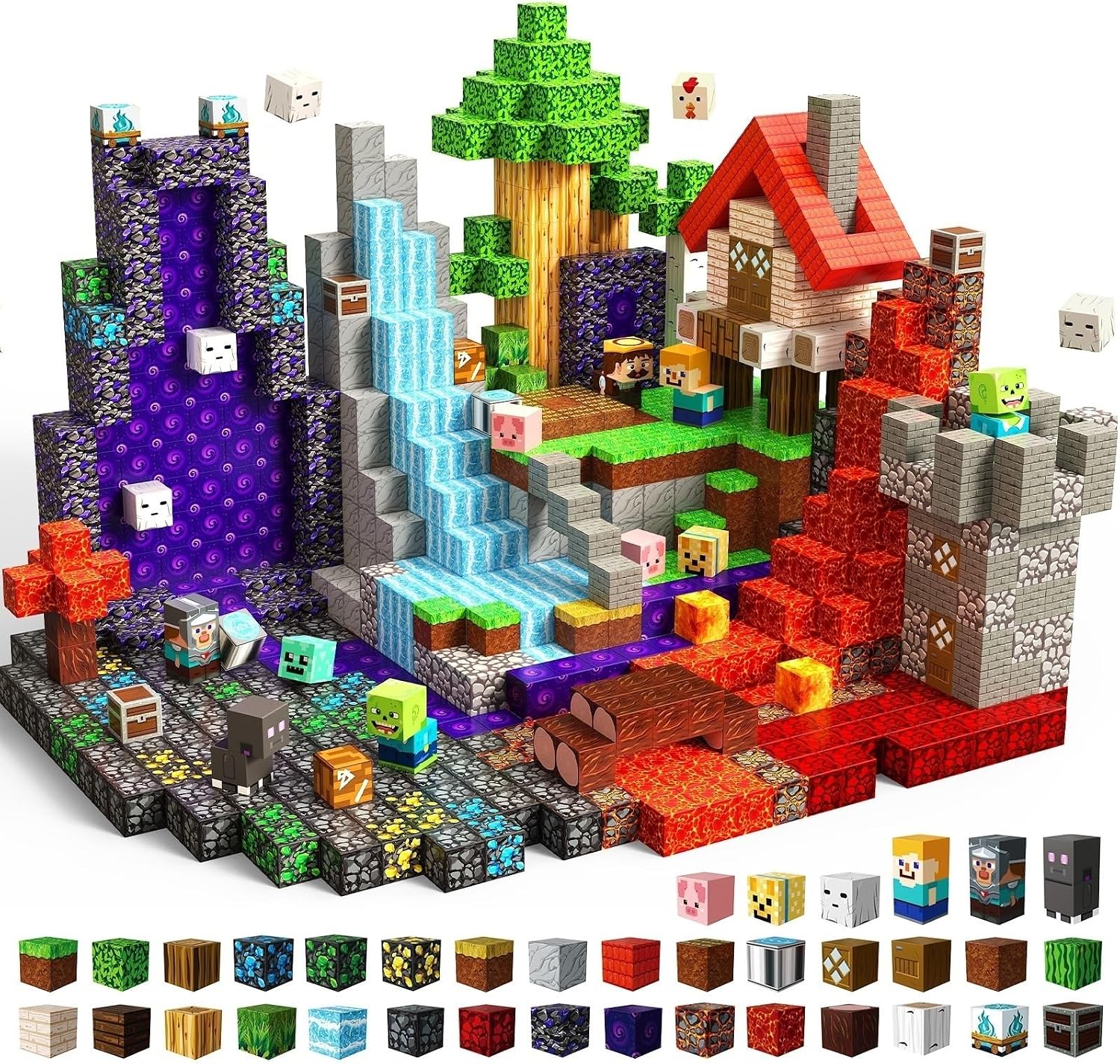 Detalle de Magneverse 150 PCS Magnetic Blocks 🧩