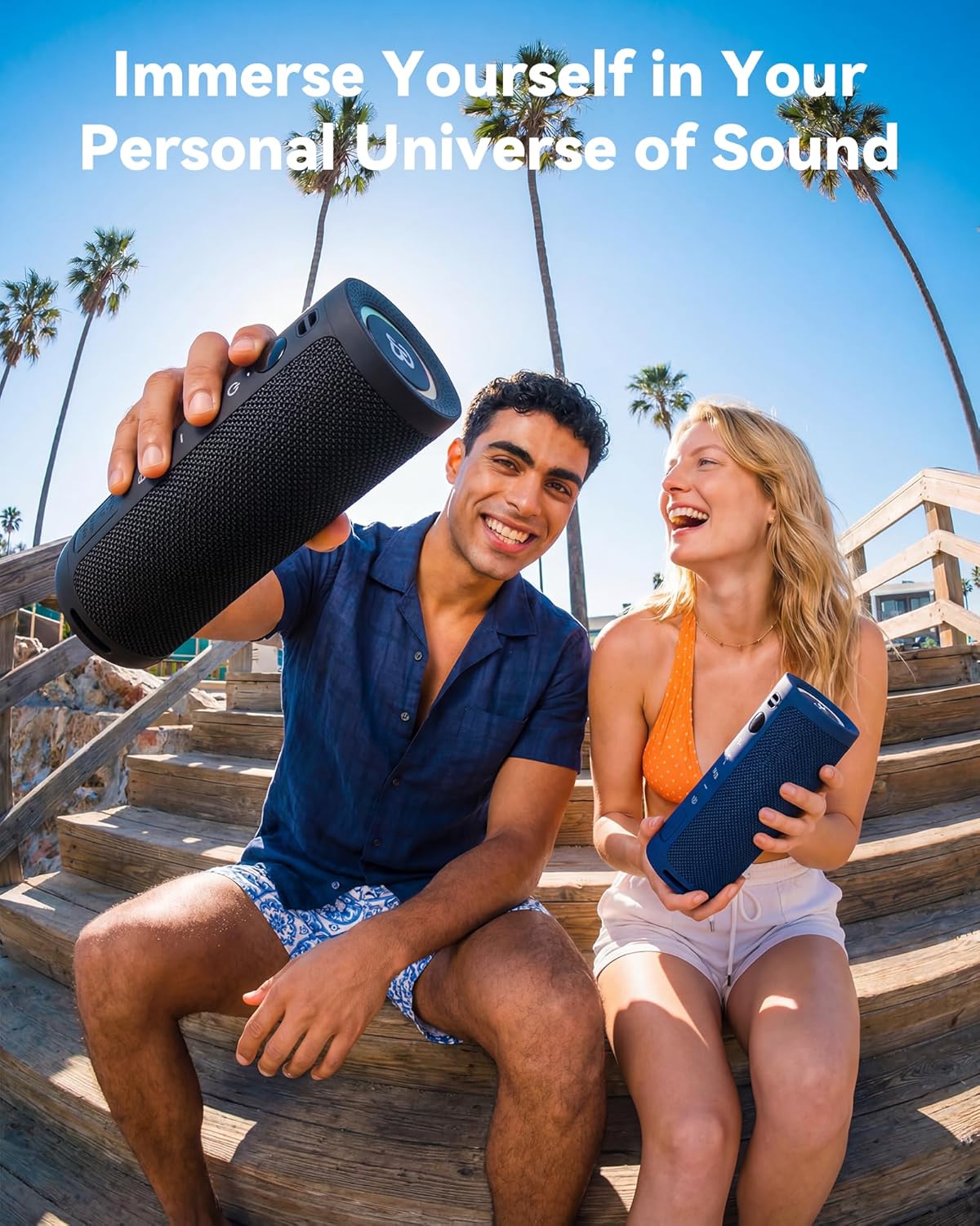 Detalle de BassBloom Roar 3 Portable Bluetooth Speaker