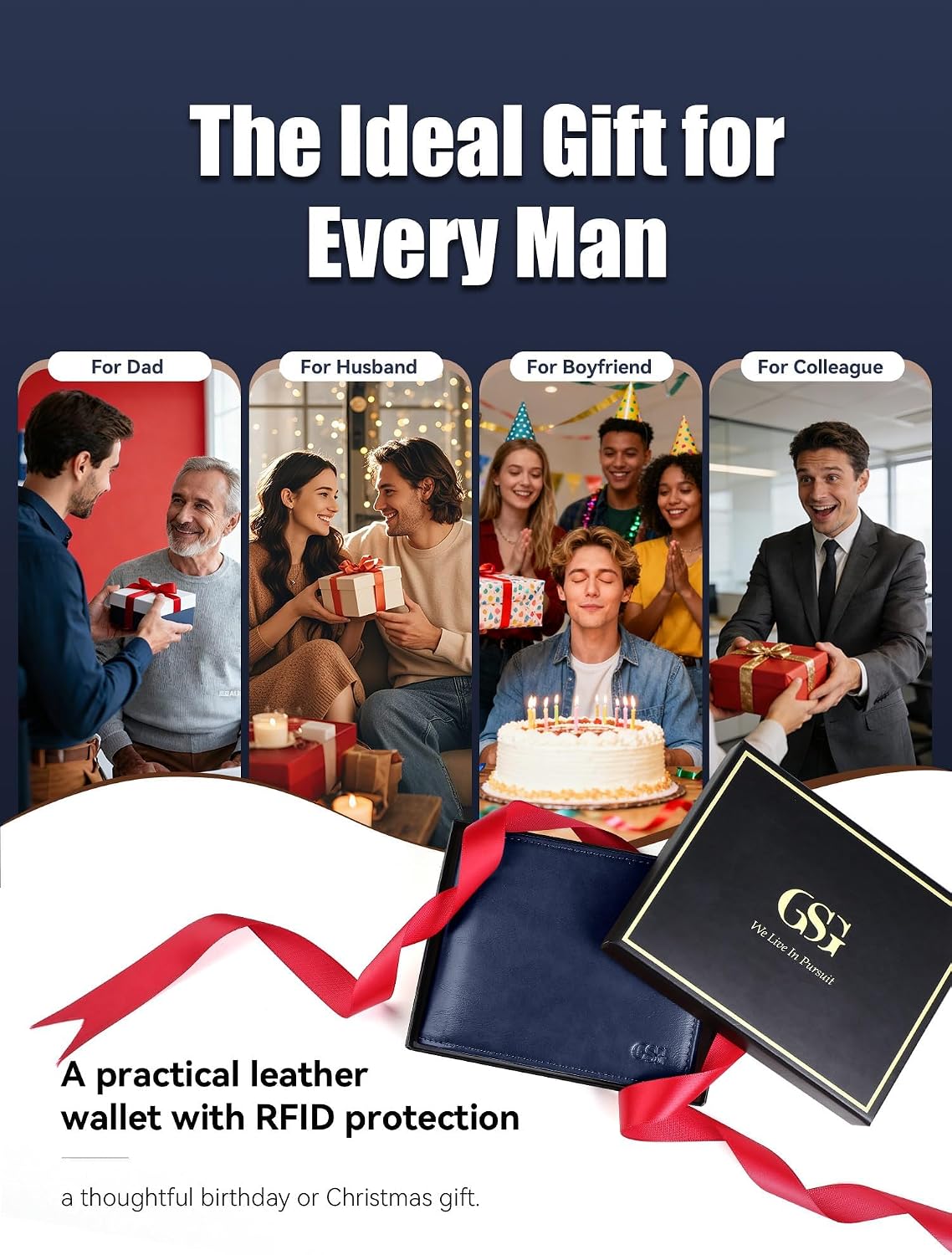 Thumbnail 6 de GSG Since 1998 RFID leather wallet