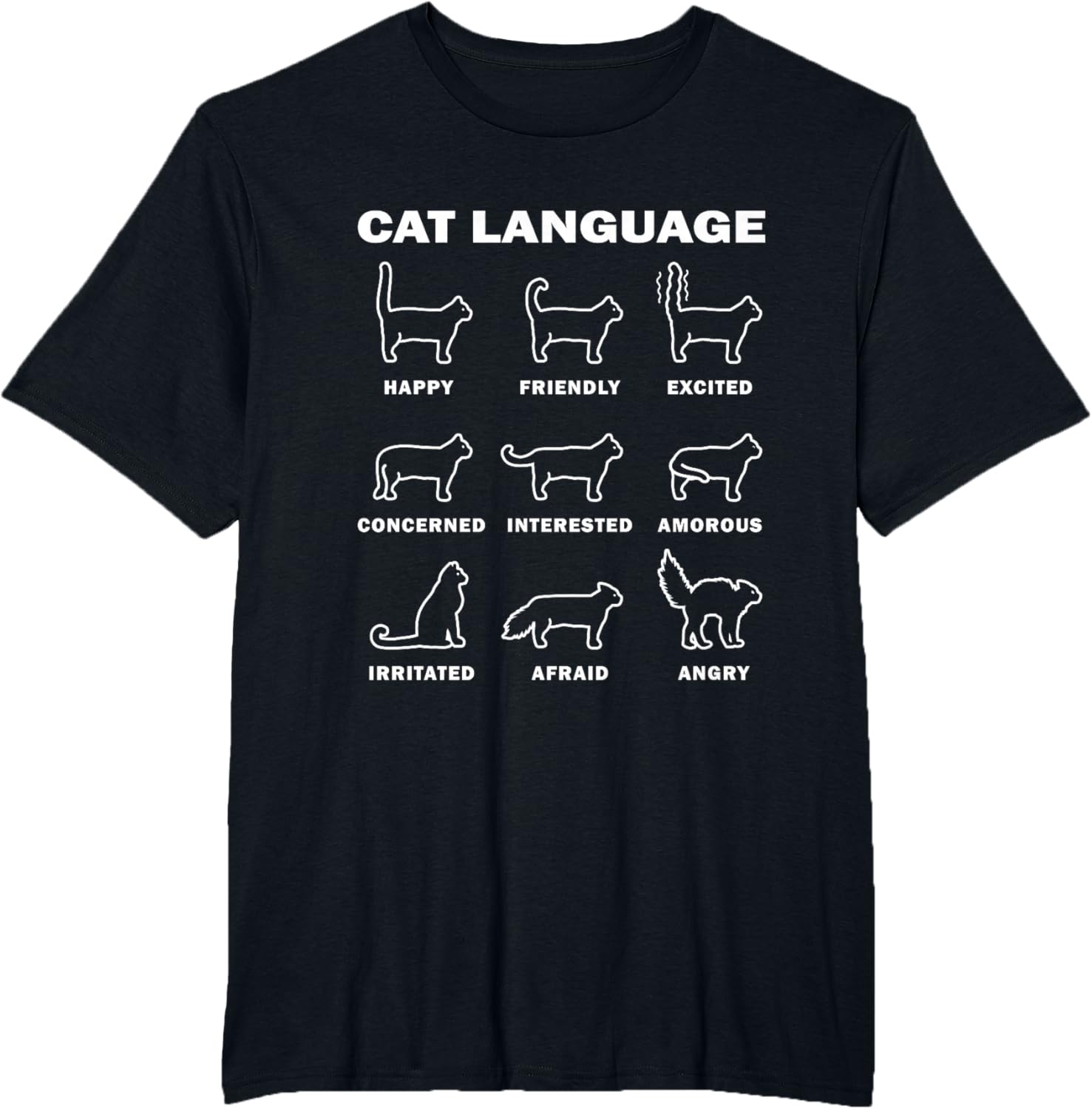 Thumbnail 3 de Maglietta Linguaggio del Corpo del Gatto 🐱