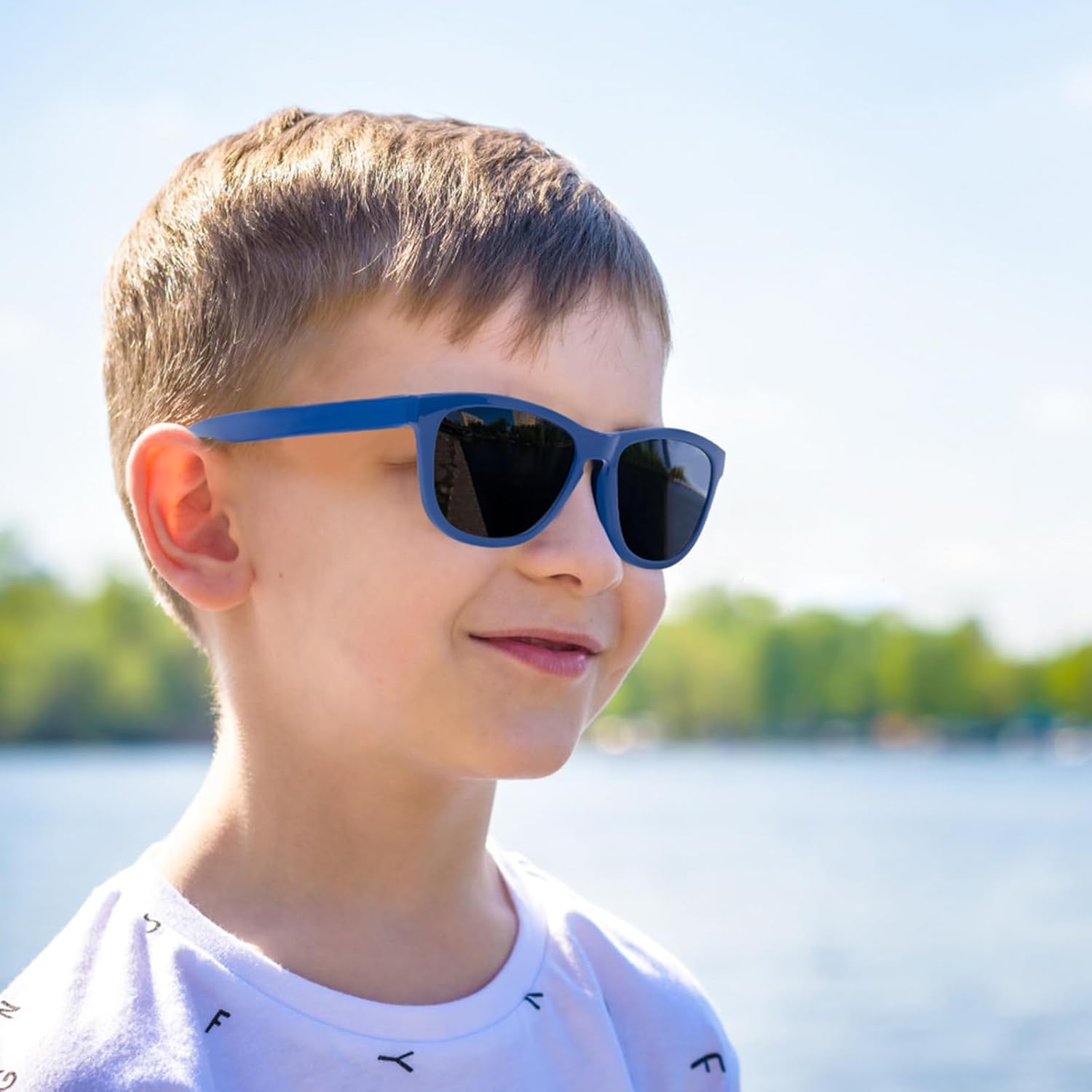 Detalle de Face Shadow Polarisées – Lunettes de Soleil pour Enfant 2–4 Ans (UV400, légère, polarises)