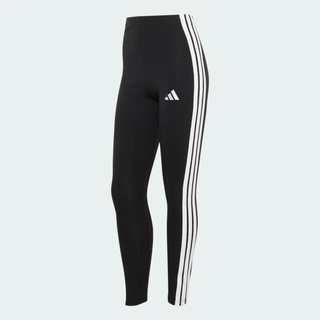 Thumbnail 3 de Mallas Essentials Cotton 3 bandas de Adidas – comodidad clásica en negro