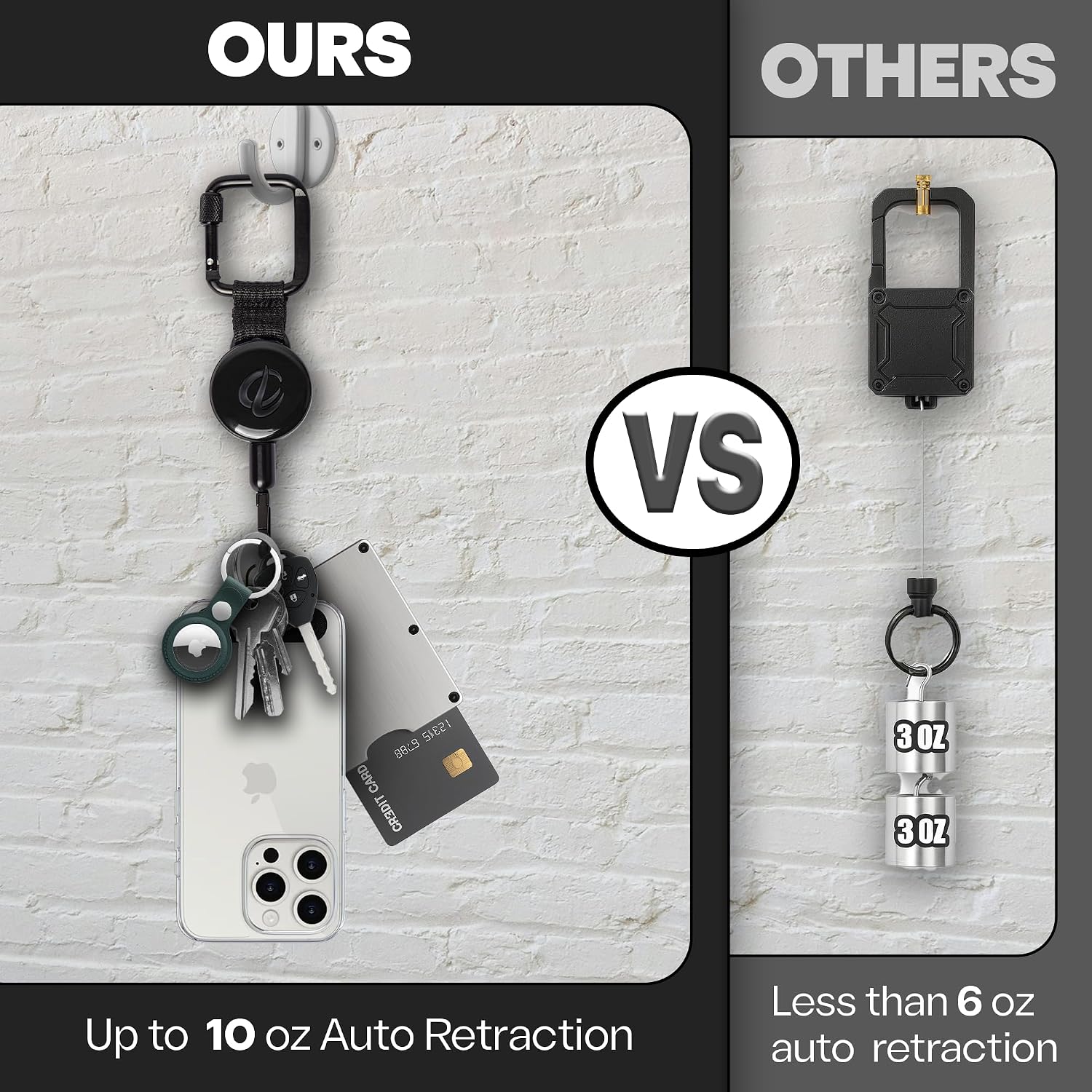 Detalle 1 de ClutchLoop Retractable Phone Tether with Steel Cable