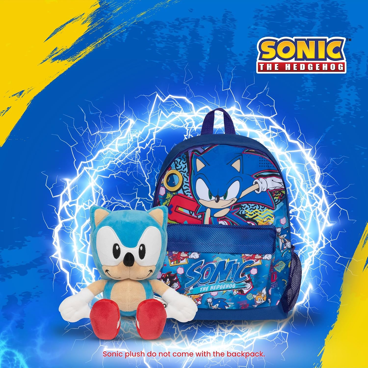 Thumbnail 5 de Sonic The Hedgehog Kids Backpack – Premium Multicolour School Rucksack