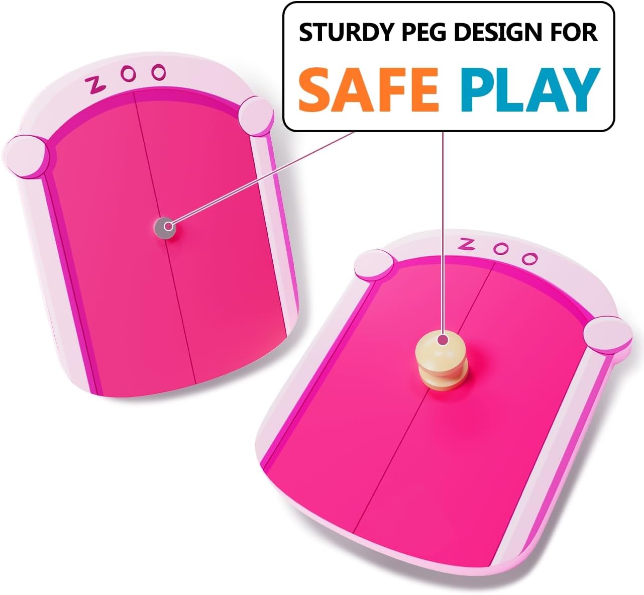 Thumbnail 5 de SYHLN Animal Peg Puzzle 1–3 Years Wooden Toys
