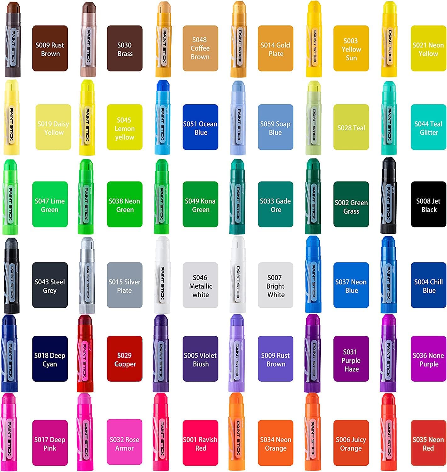 Thumbnail 4 de JOYIN 36-Colour Washable Tempera Paint Sticks for Kids 🎨