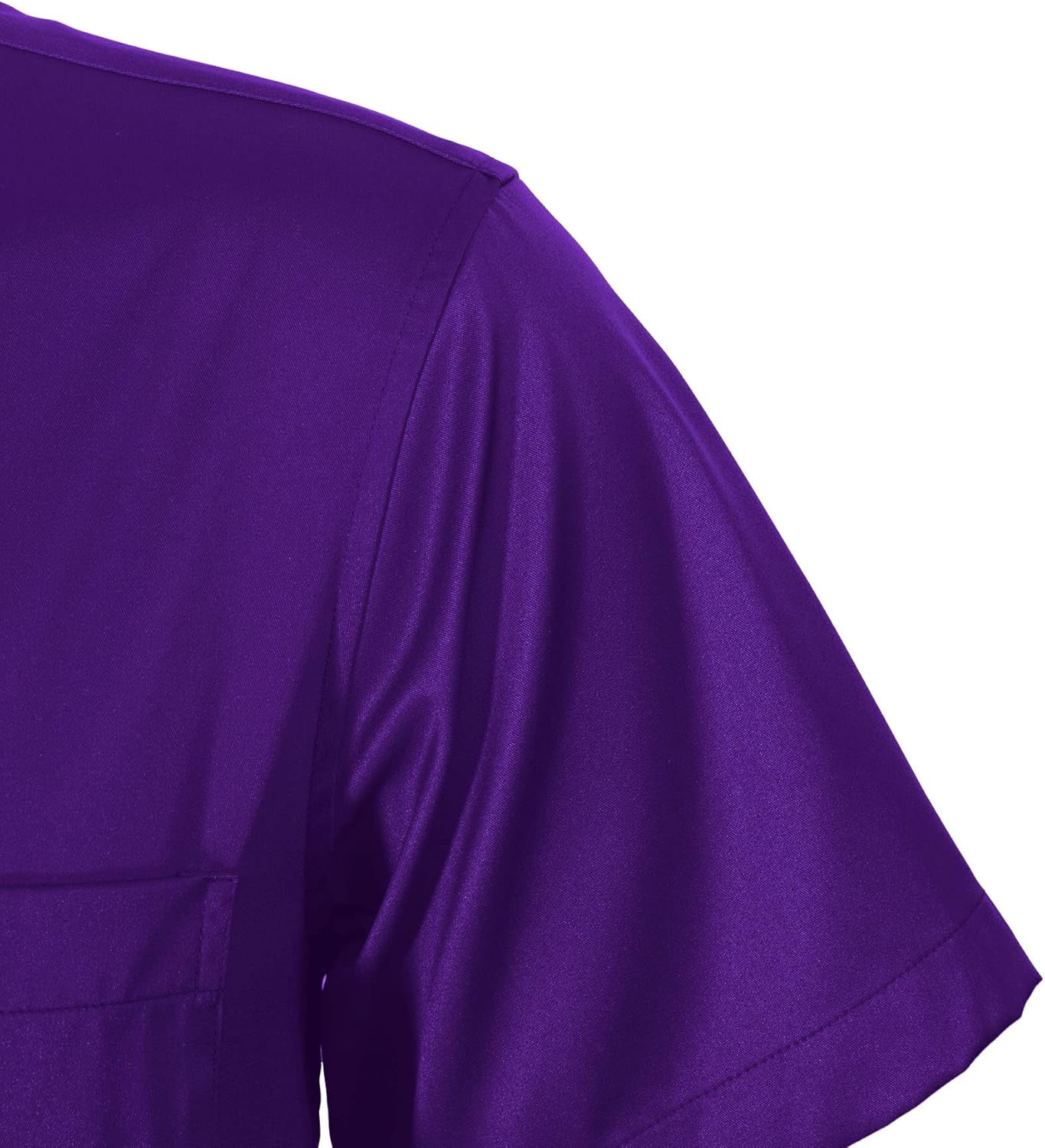 Detalle de siliteelon Herren Kurzarm Hemden Casual Regular Fit – Bügelfrei und faltenfrei