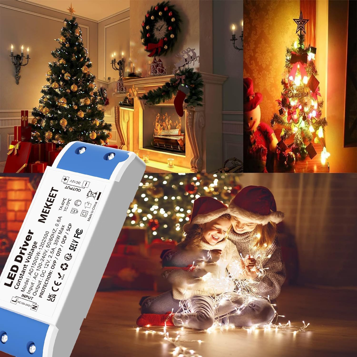 Thumbnail 5 de LED Transformer 30W 12V LED Driver Adapter (AC 240V to DC) – 30W, 2.5A, Non-Dimmable for UK/Europe