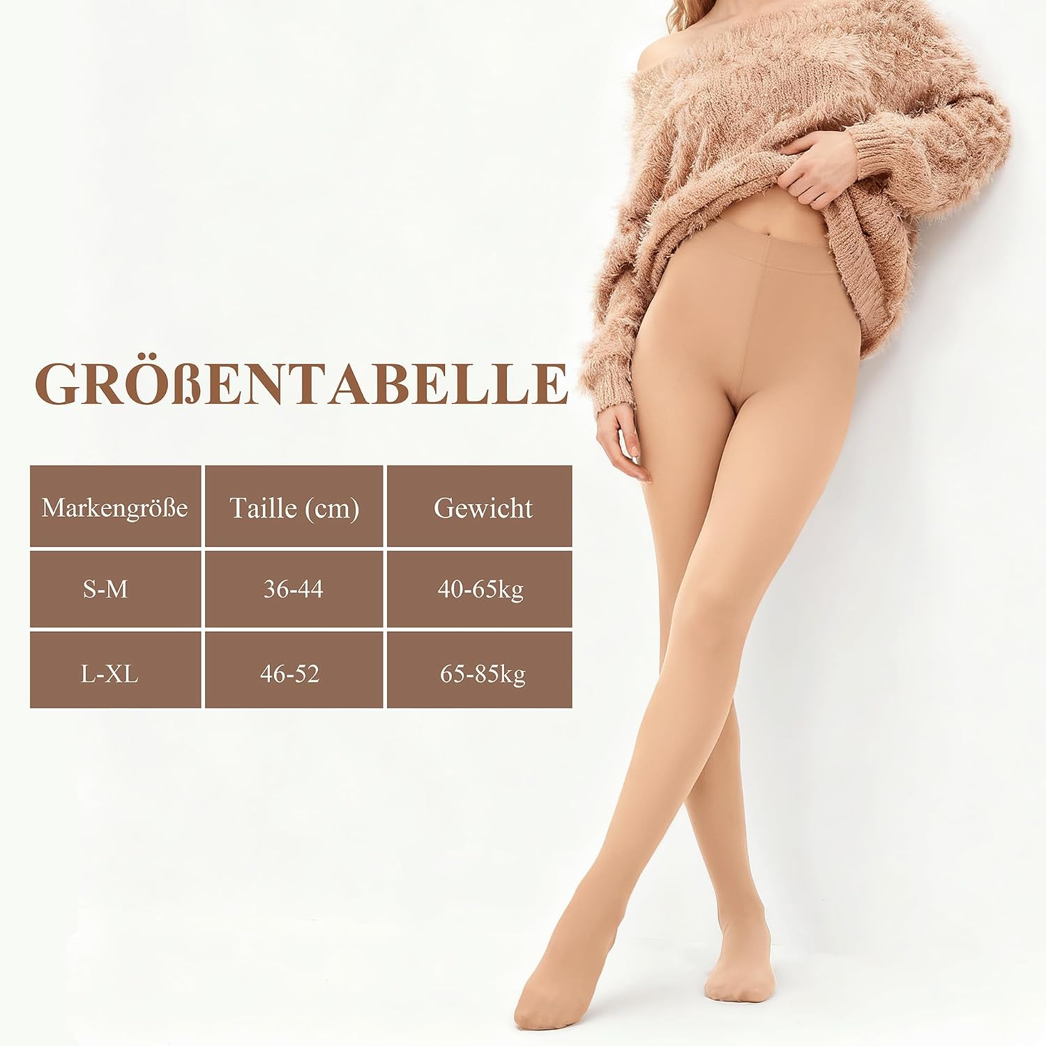 Thumbnail 4 de Nebalia Thermo Strumpfhose Damen mit Fleece