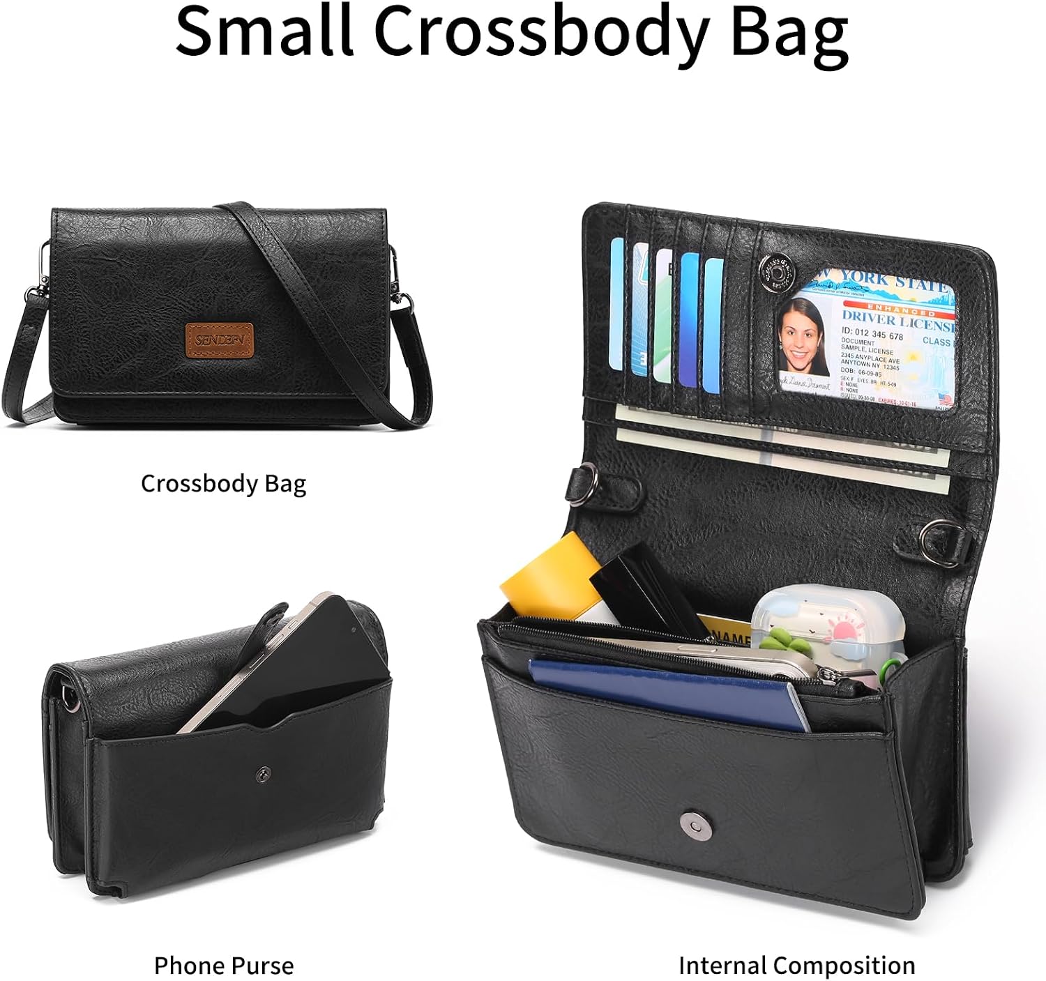 Thumbnail 4 de SENDEFN Crossbody Phone Bag 19.5cm