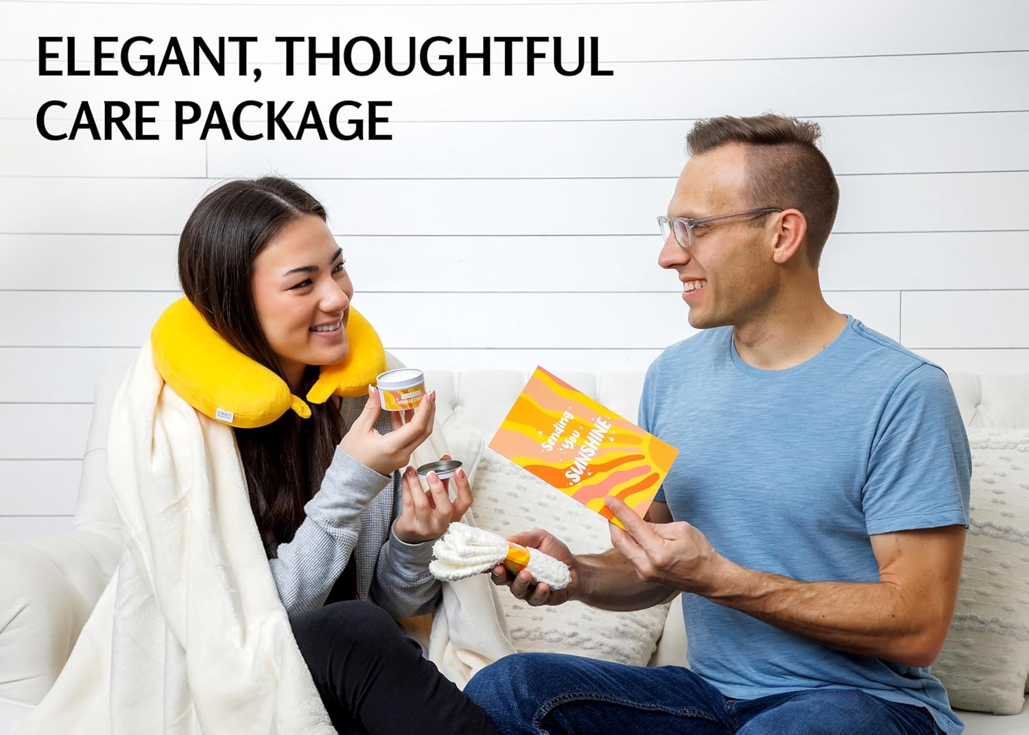 Thumbnail 6 de Sunshine Box Care Package Memory Foam Pillow